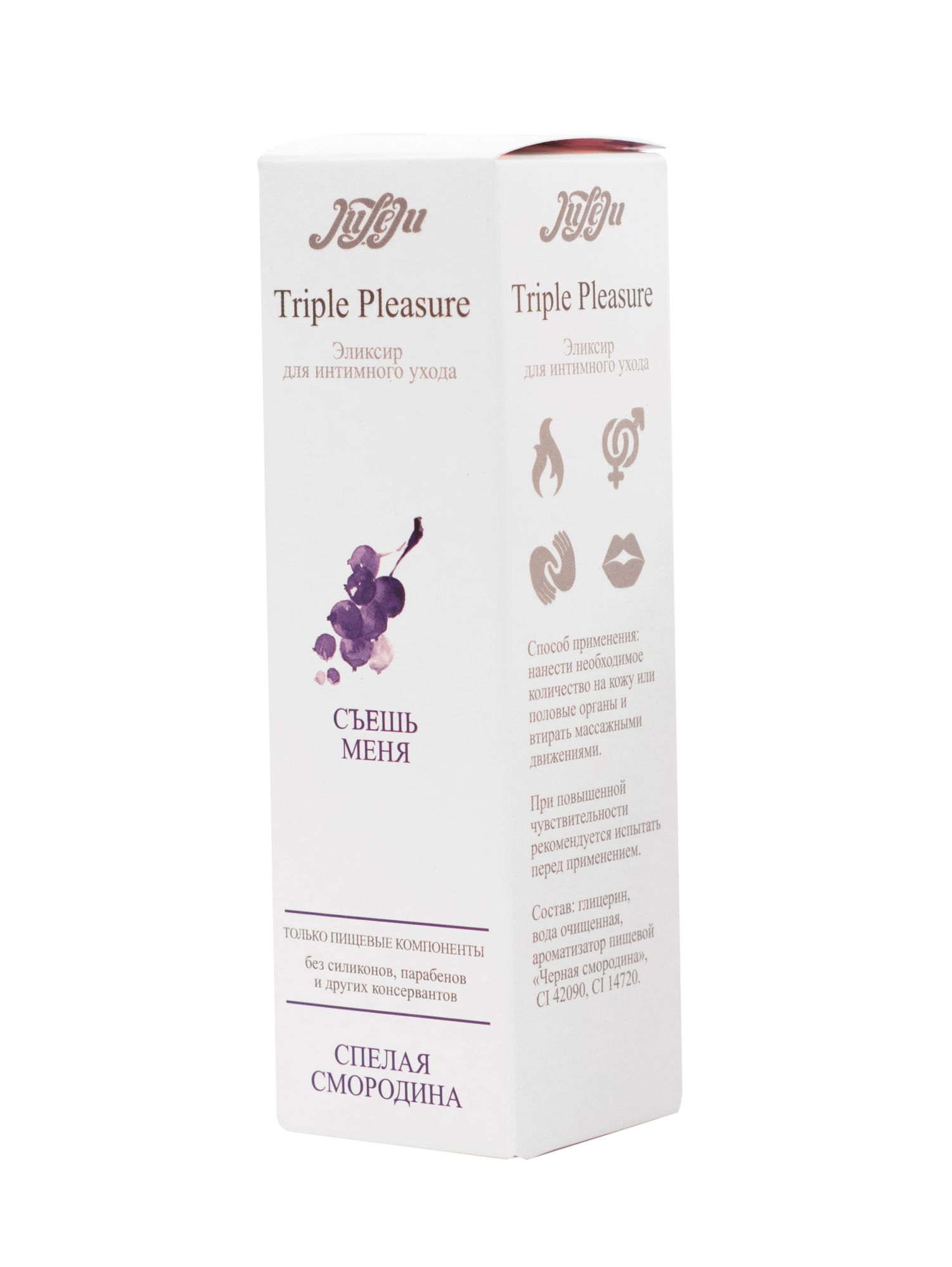 эликсир для интимного ухода "triple pleasure" спелая смородина 130  гр 10289juleju в 