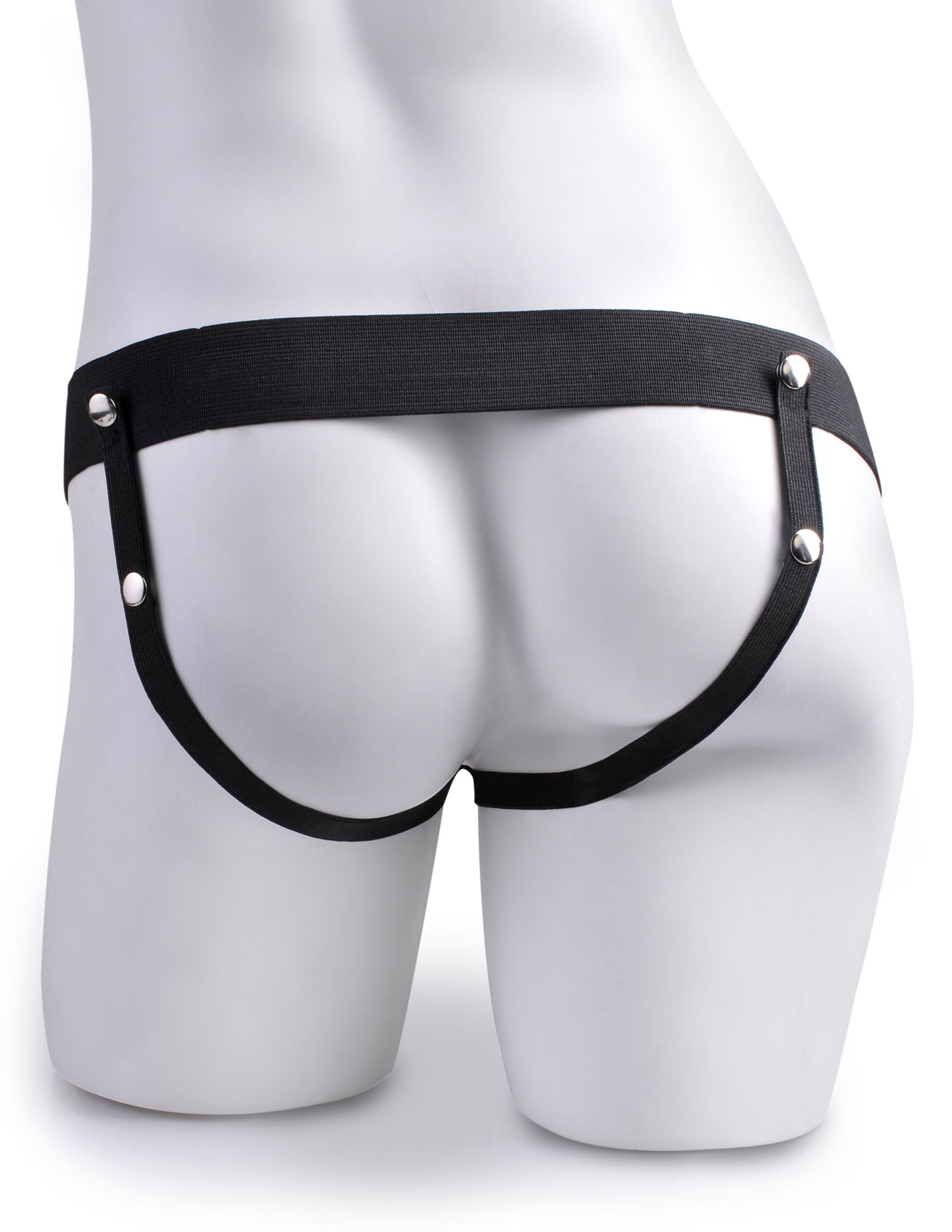 страпон с вибрацией 7" hollow strap on tan 339122pd в 