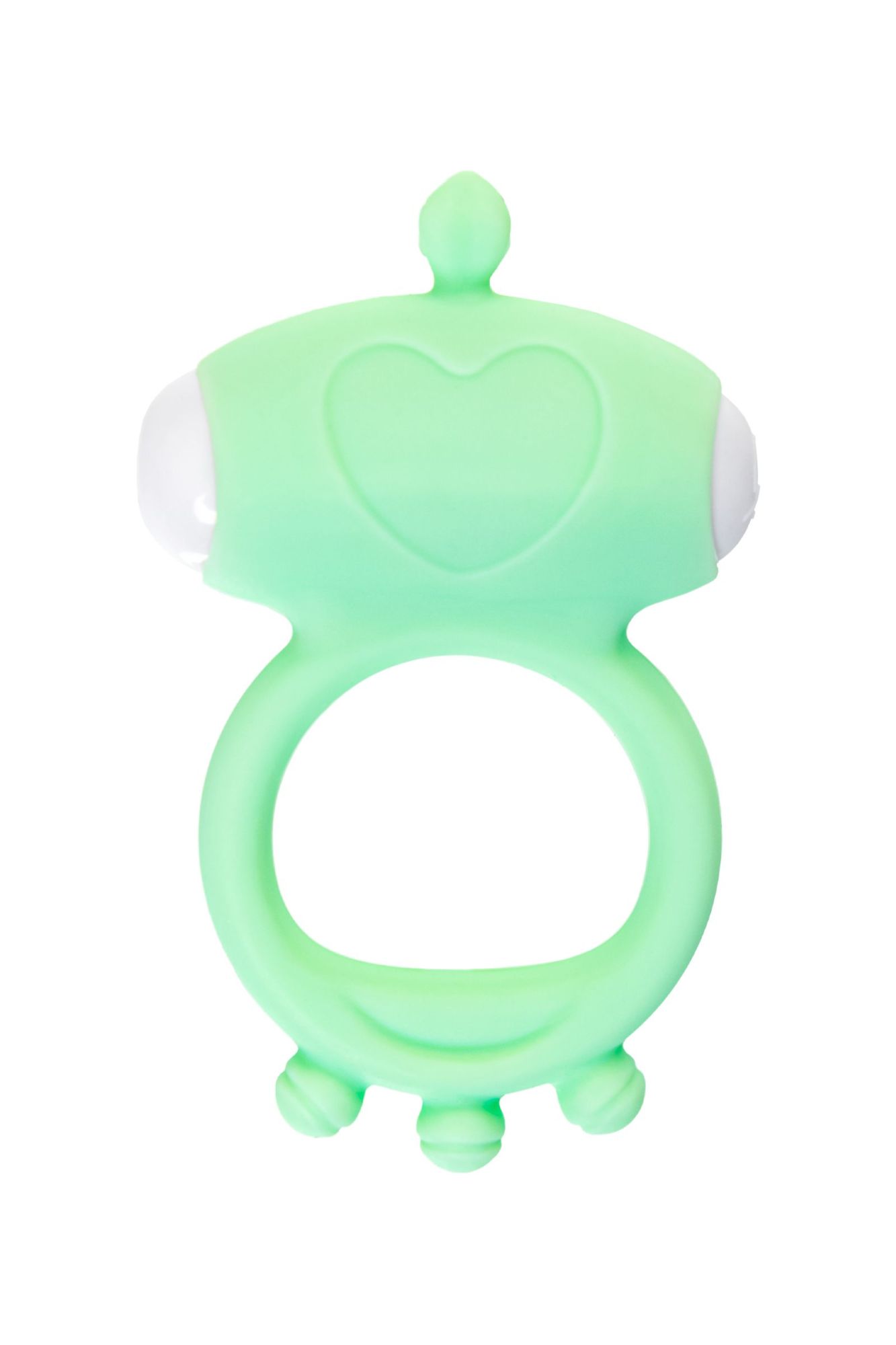 виброкольцо на пенис a-toys by toyfa fowd, силикон, зеленое, ø 2,6 см в 