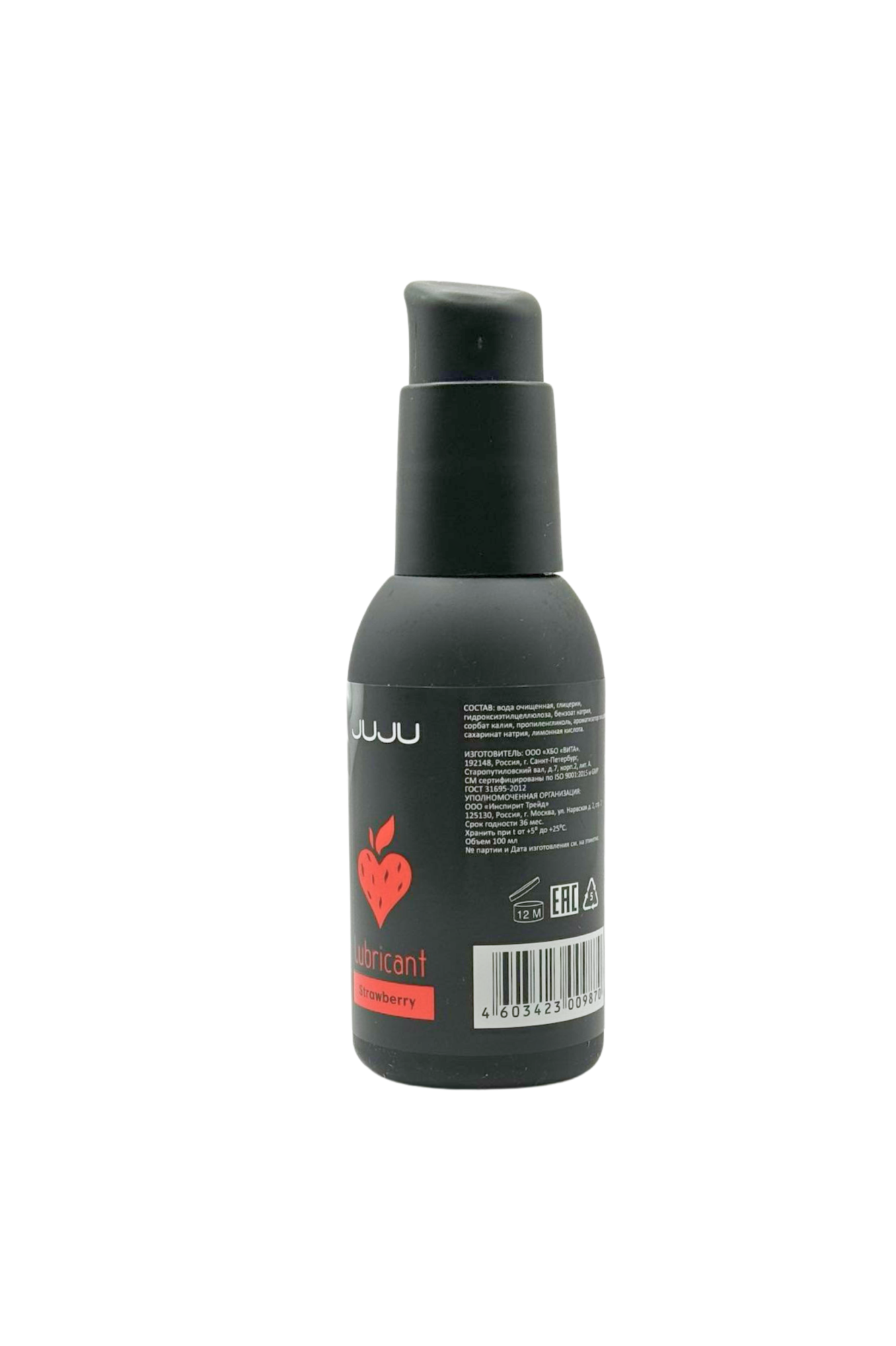 съедобный лубрикант juju клубничка 100ml 987ju в 