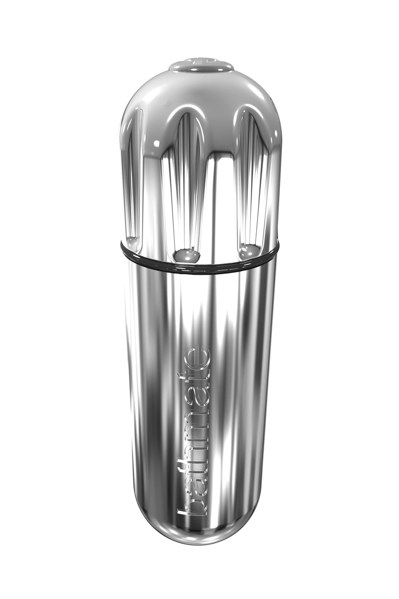 вибропуля bathmate vibe bullet chrome, пластик, серебряная в 