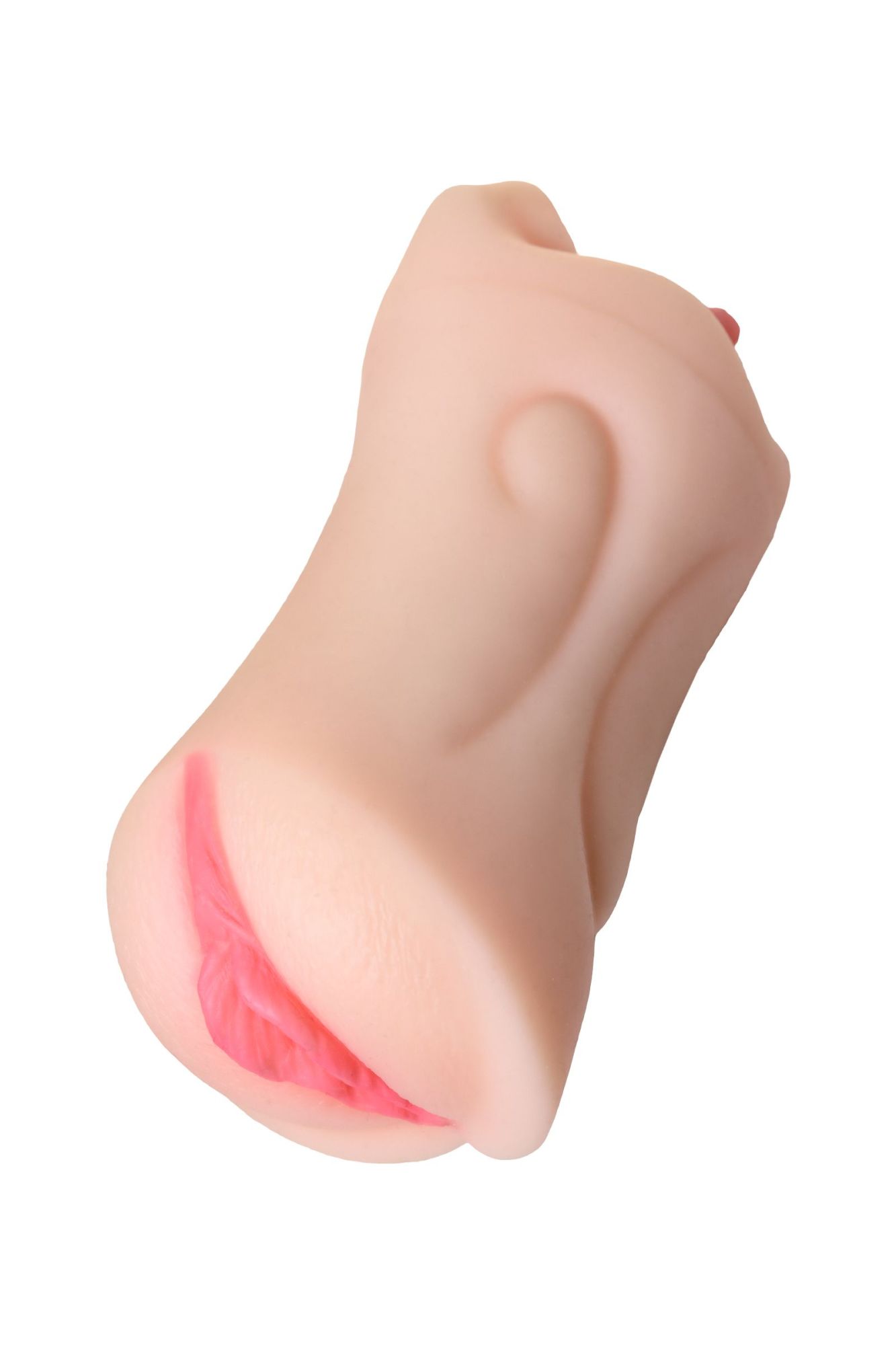 мастурбатор реалистичный toyfa juicy pussy fruity tongue, рот и вагина, tpe, телесный,19 см в 