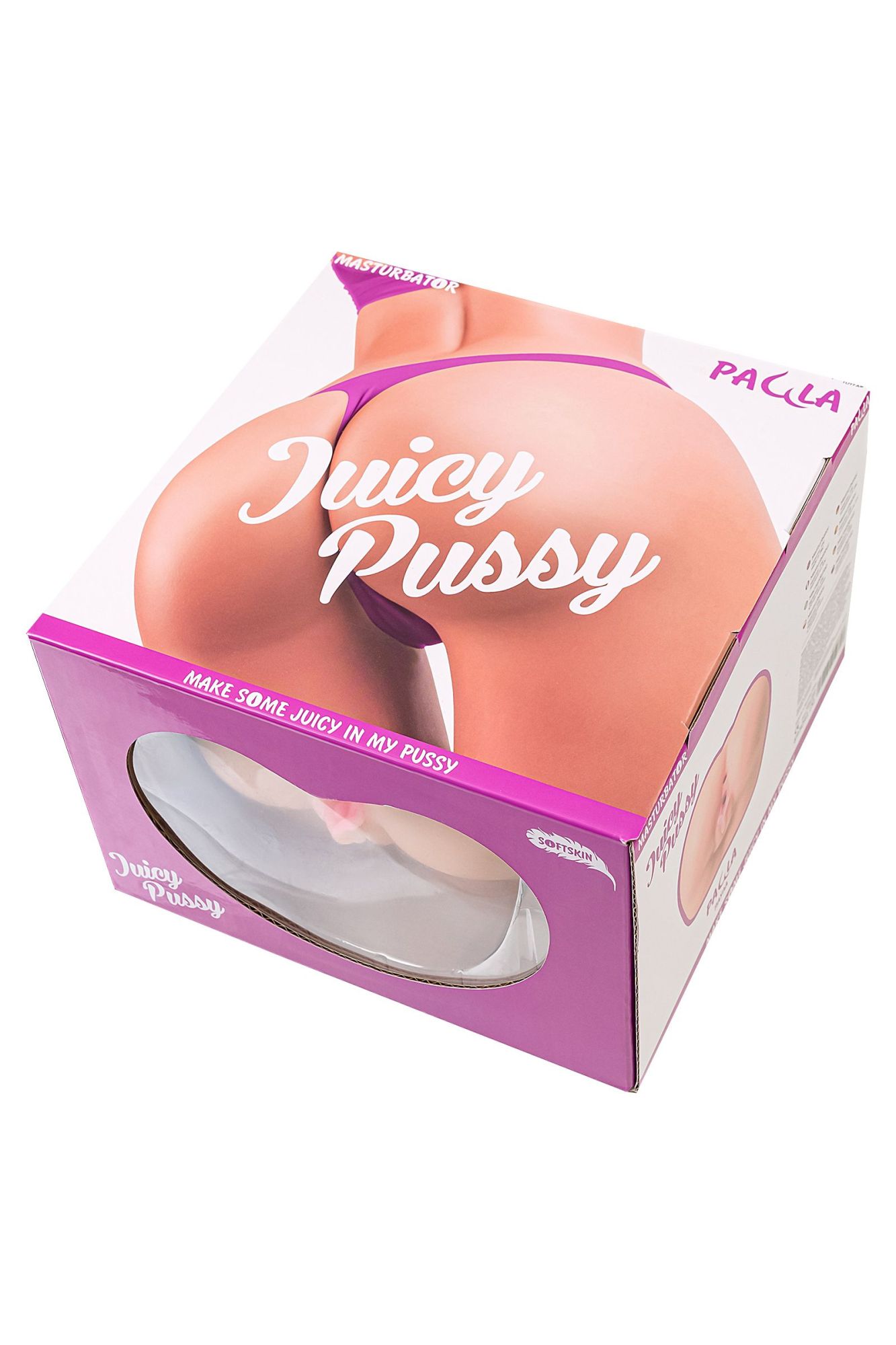 мастурбатор реалистичный juicy pussy paula, tpe, телесный, 15 см в 