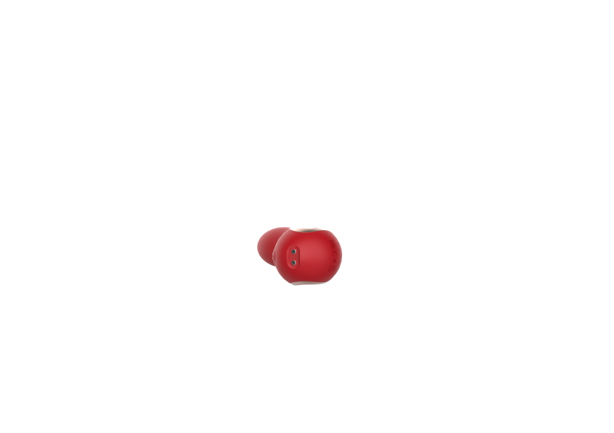 силиконовый вибратор с магнитным зарядным устройством sw3042red в 