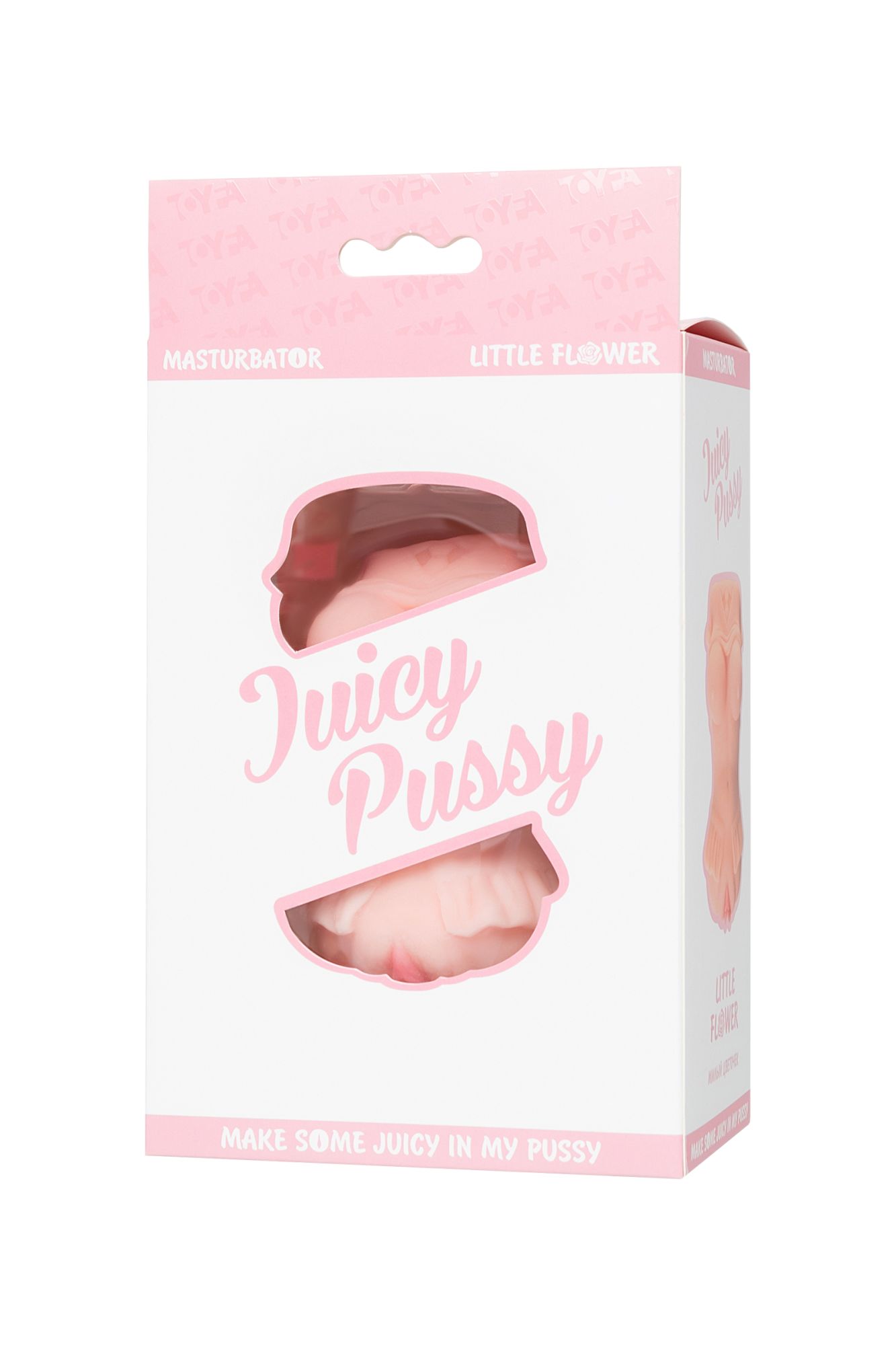 мастурбатор реалистичный toyfa juicy pussy little flower, tpe, телесный, 11,5 см в 