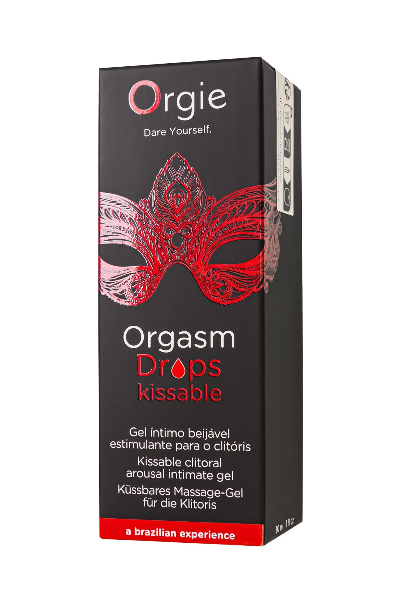 интимный гель для клитора orgie orgasm drops kissable, 30 мл в 