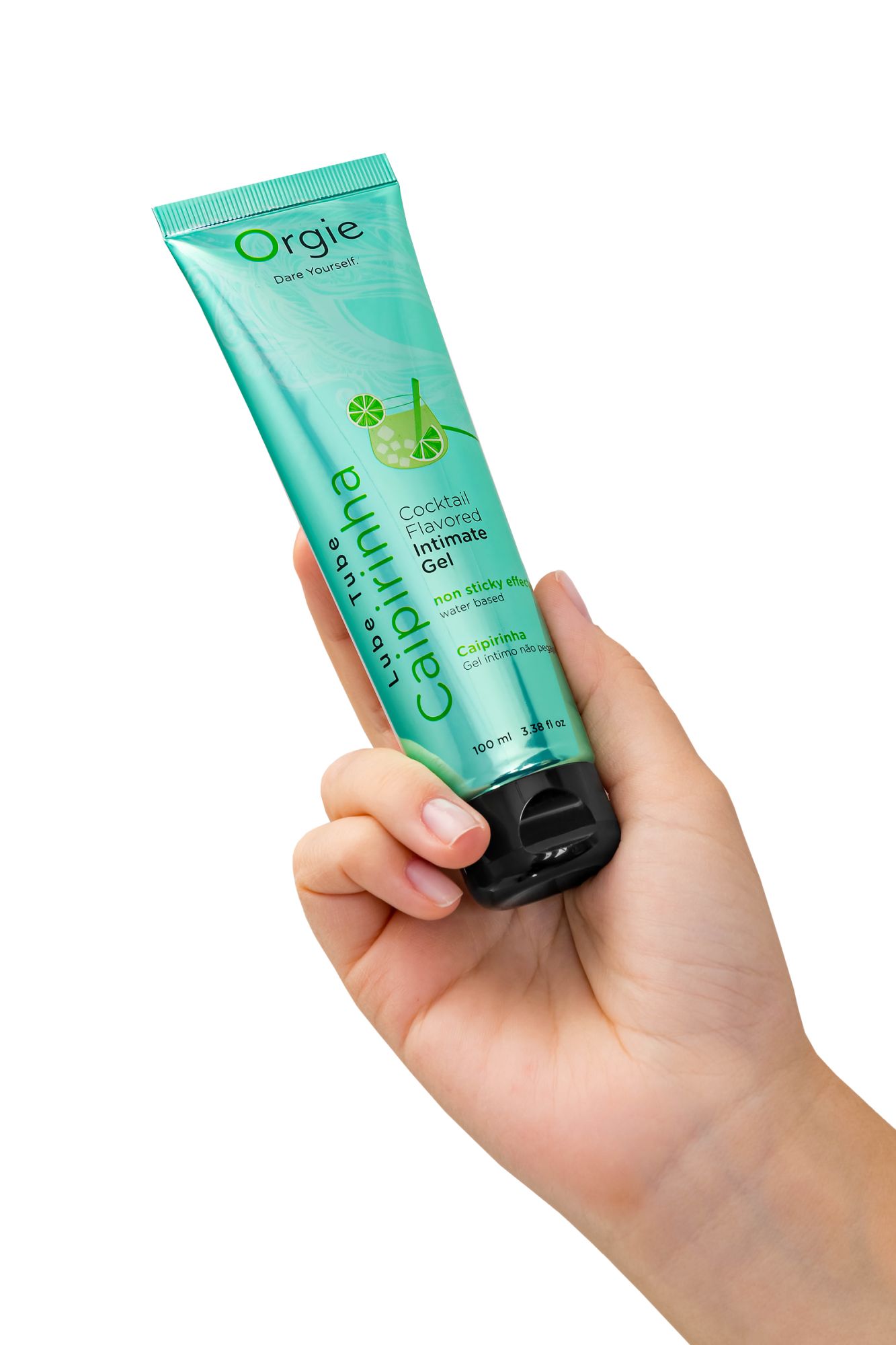 интимный гель orgie lube tube cocktail на водной основе, со вкусом кайпириньи, 100 мл в 