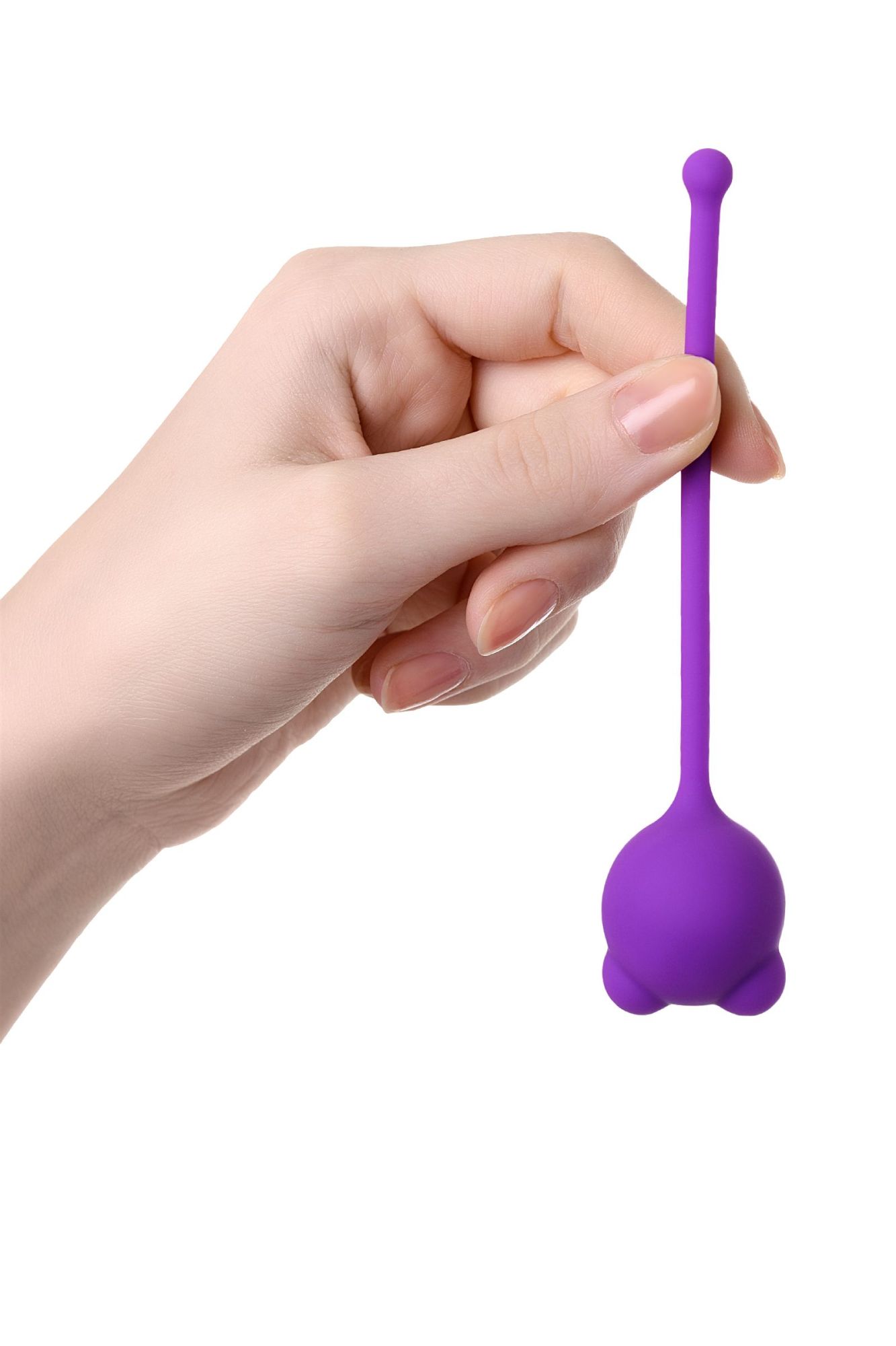 вагинальный шарик a-toys by toyfa tigo, силикон, фиолетовый, 12,4 см, ø 2,7 см в 
