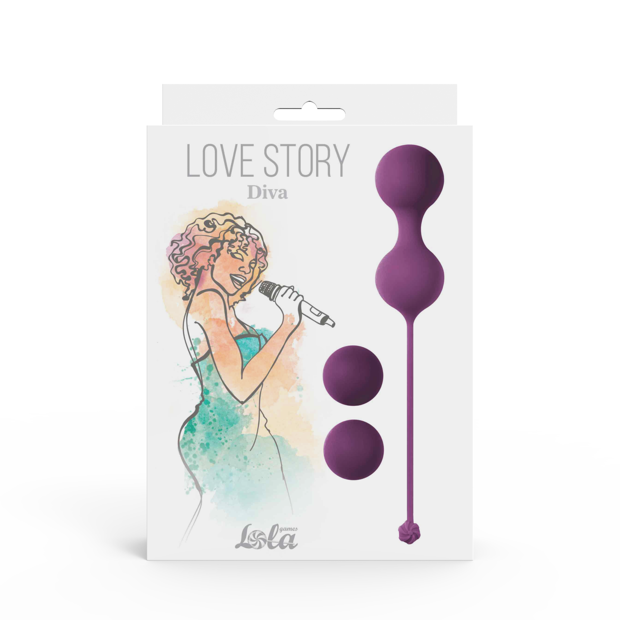 набор вагинальных шариков love story diva lavender sunset 3012-03lola в 