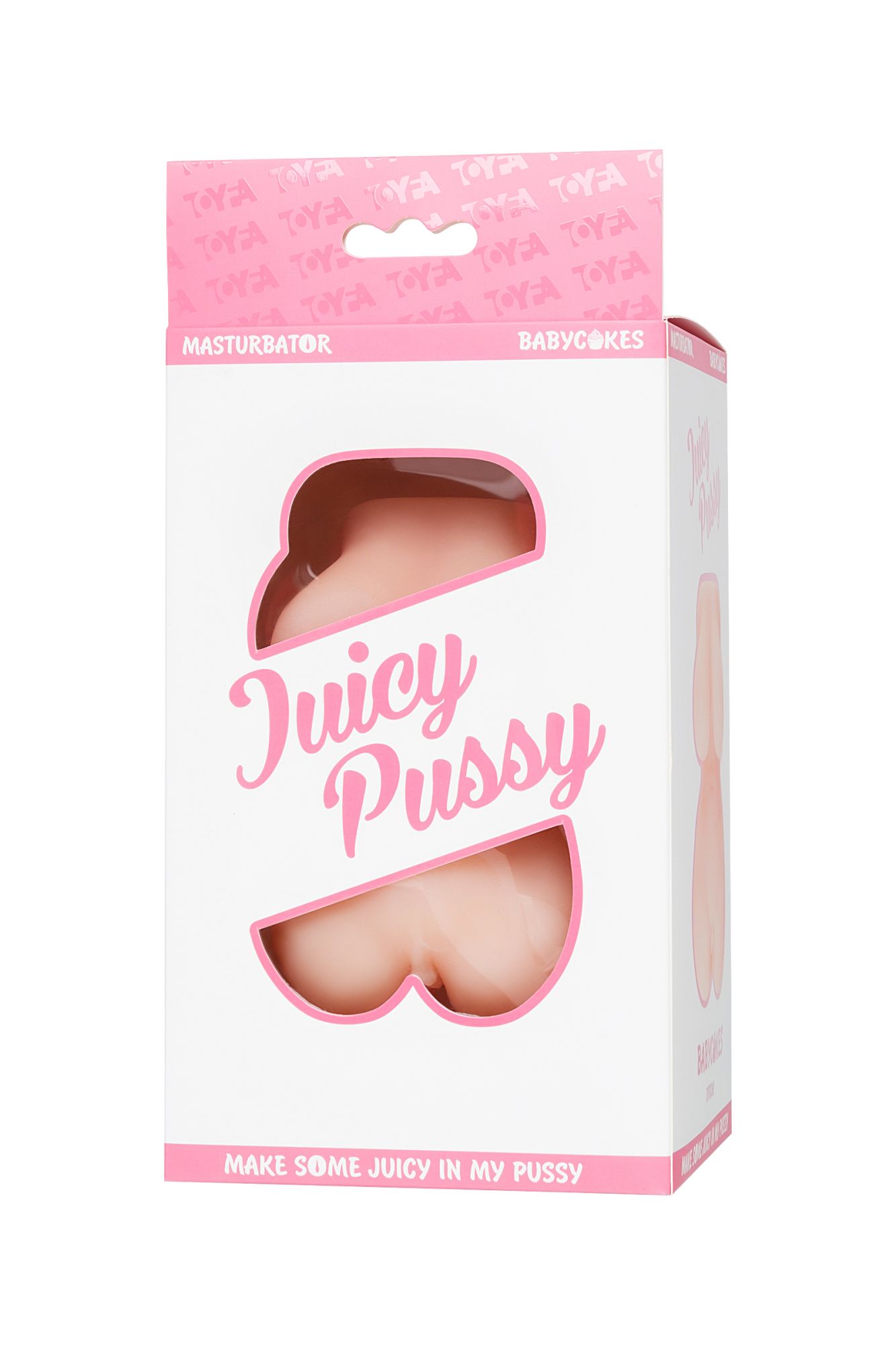 мастурбатор реалистичный toyfa juicy pussy babycakes, tpe, телесный, 14,5 см в 