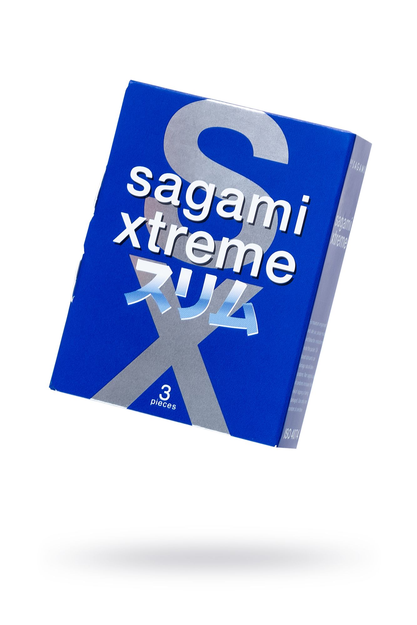 презервативы sagami, extreme, feel fit, гладкие, 19 см, 5,1 см, 3 шт. в 