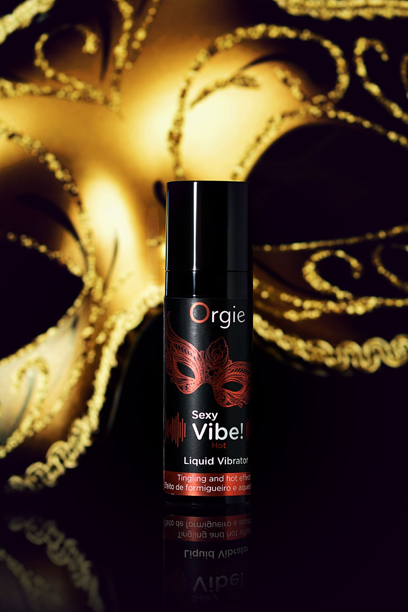гель для массажа orgie sexy vibe hot с разогревающим и вибрирующим эффектом, 15 мл в 
