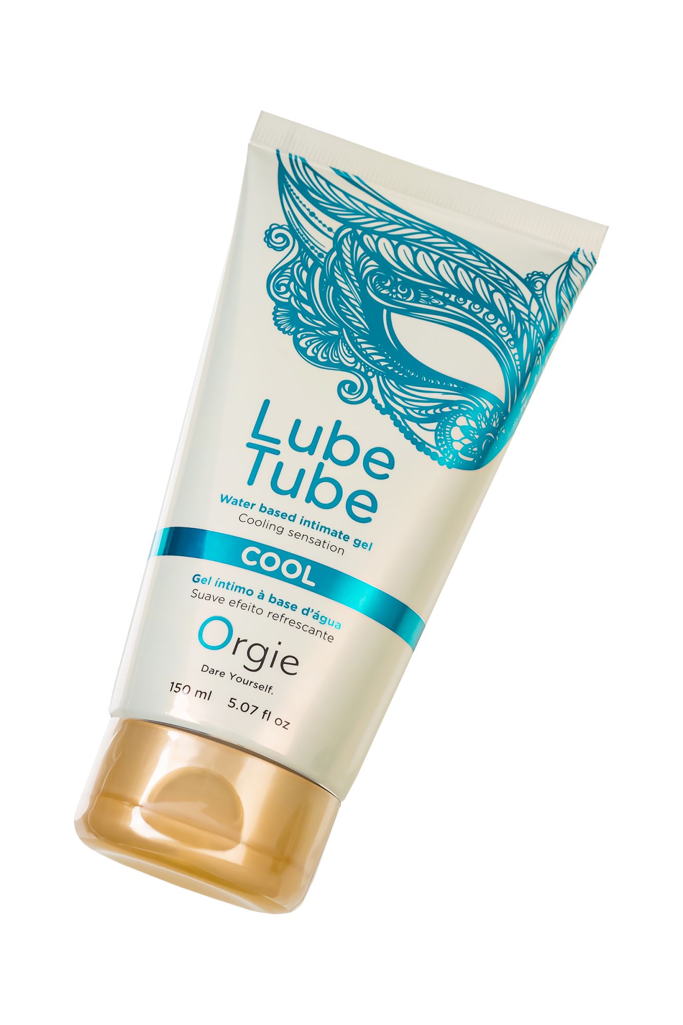 интимный гель orgie lube tube cool, водная основа, с охлаждающим эффектом, 150 мл в 