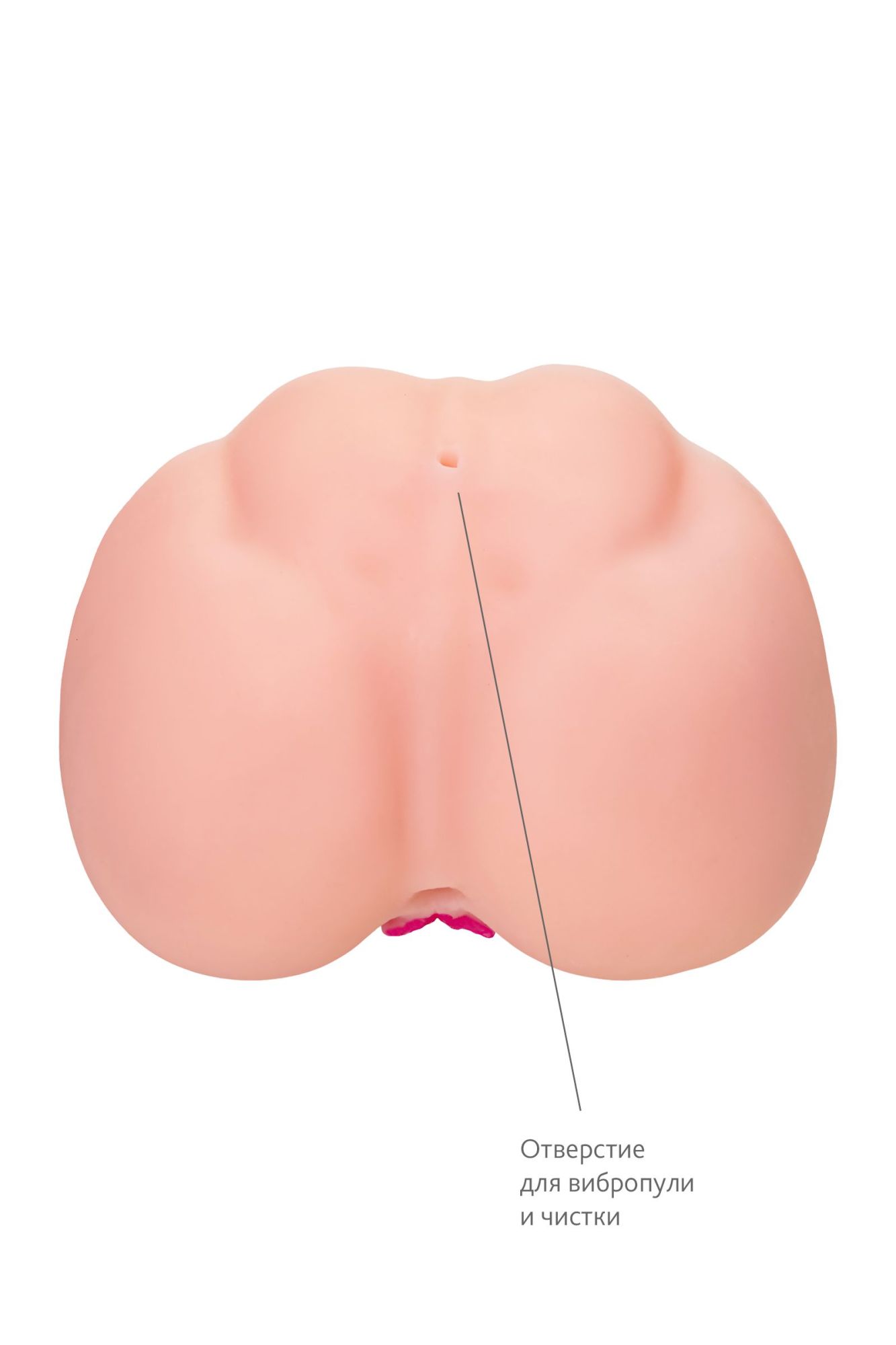 мастурбатор реалистичный toyfa juicy pussy sophie с вибрацией, вагина и анус, tpr, телесный, 17 см в 