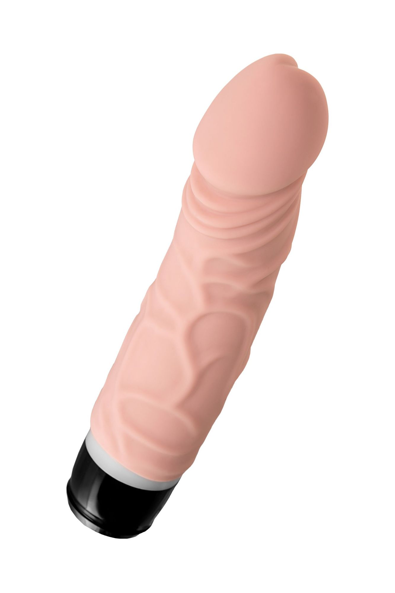 реалистичный вибратор toyfa  a-toys bolv, силикон, телесный, 19,3 см в 