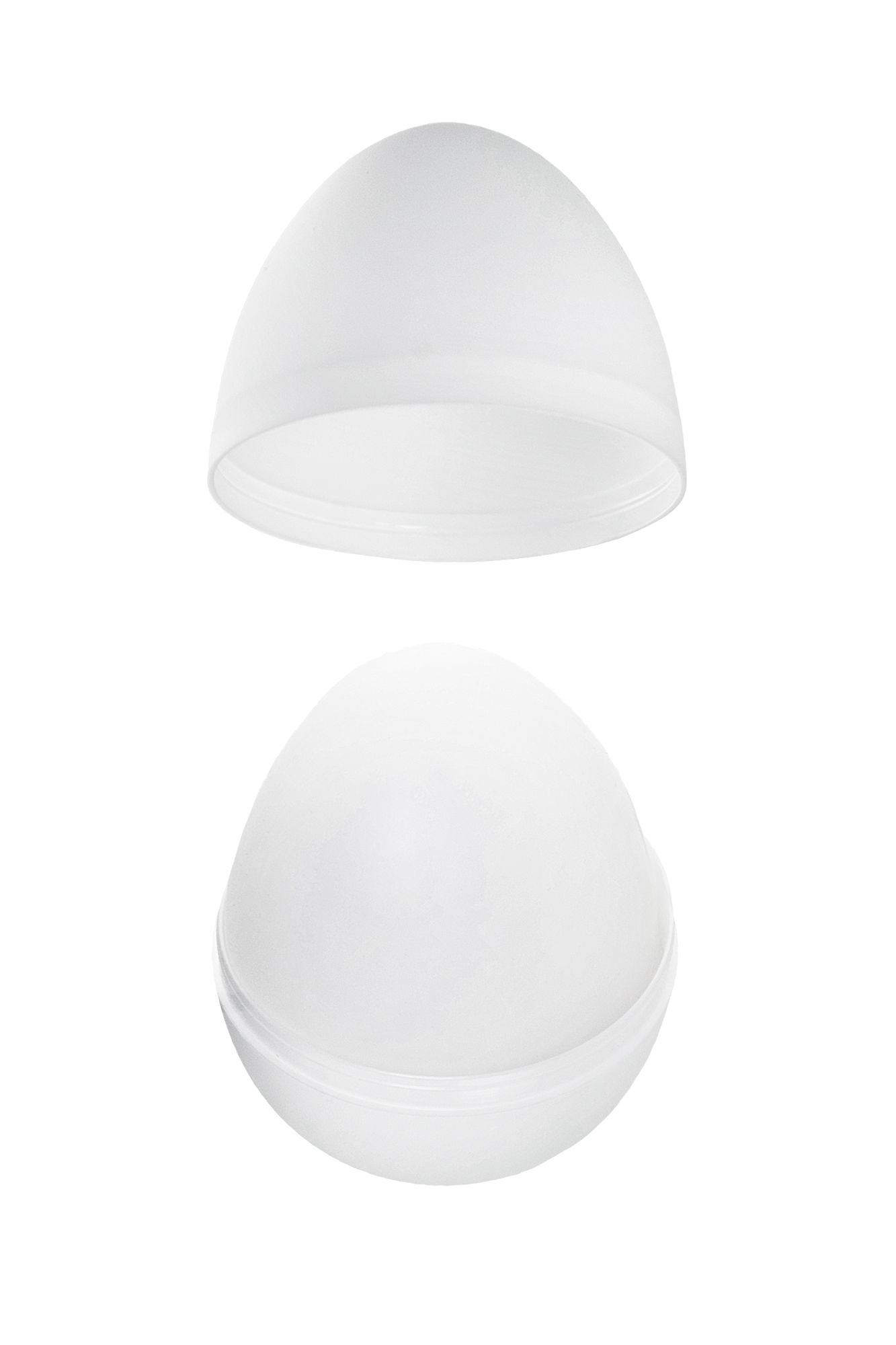 нереалистичный мастурбатор tenga №11 shiny, tpe, белый, 6,1 см в 