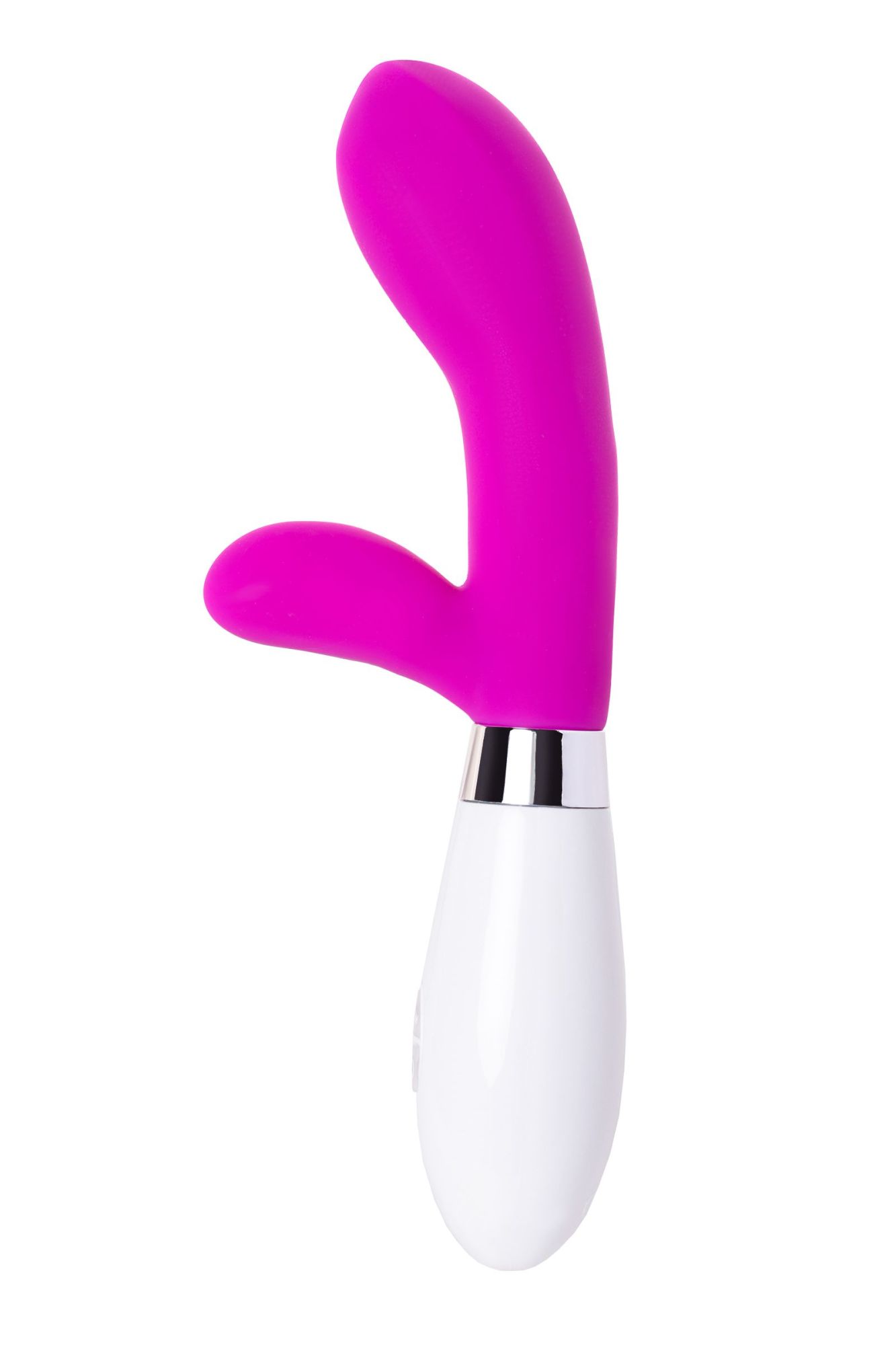 вибратор с клиторальным стимулятором toyfa a-toys mady, силикон, розовый, 20,4 см в 