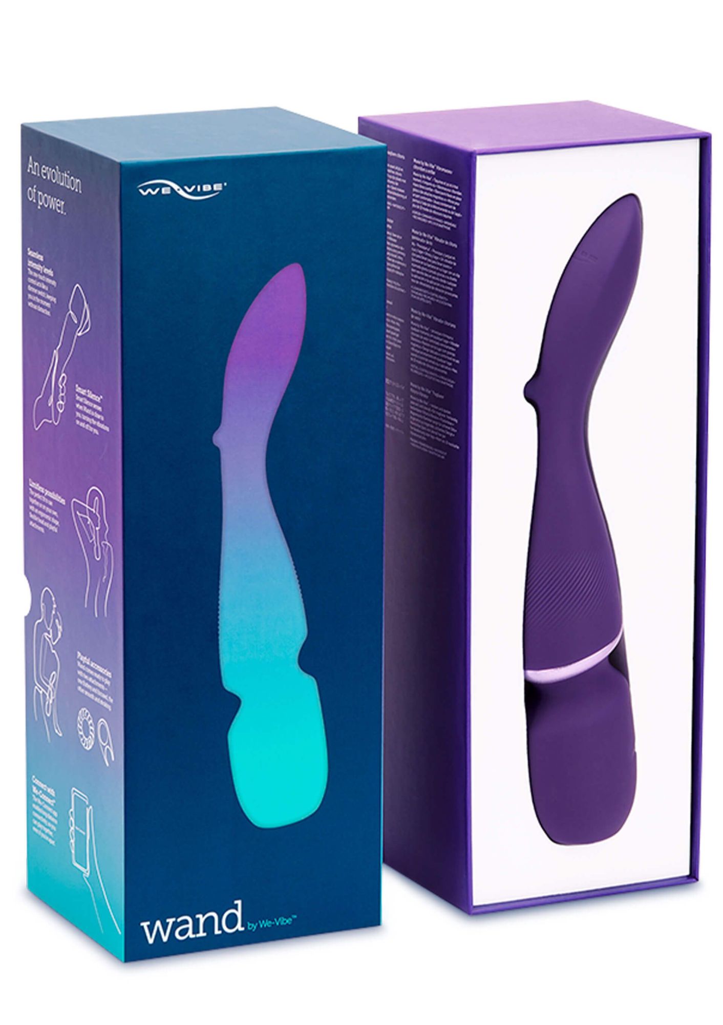 вибратор we-vibe wand, фиолетовый в 