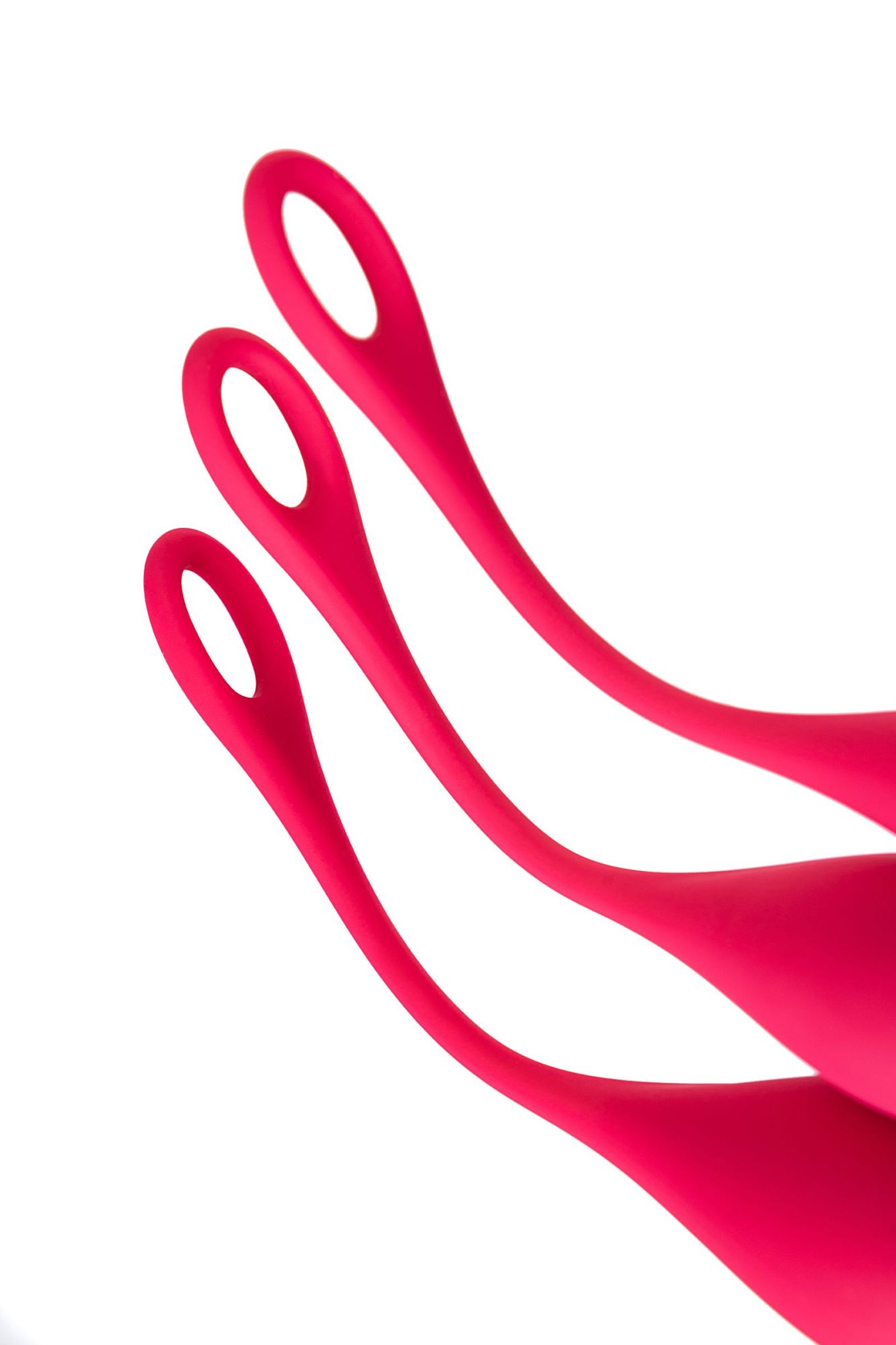 набор вагинальных шариков satisfyer yoni, силикон, красный, ø 2 см. в 