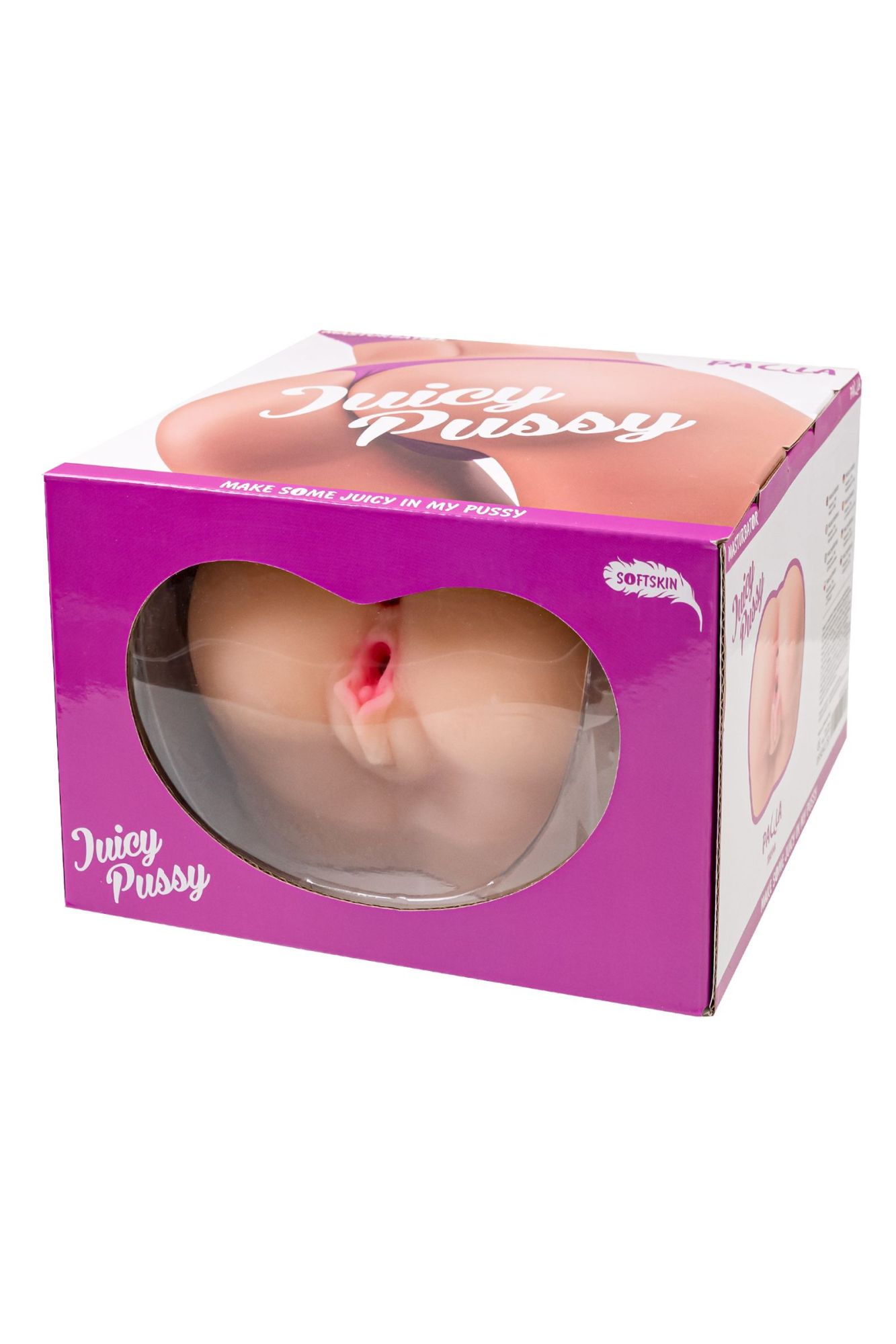 мастурбатор реалистичный juicy pussy paula, tpe, телесный, 15 см в 
