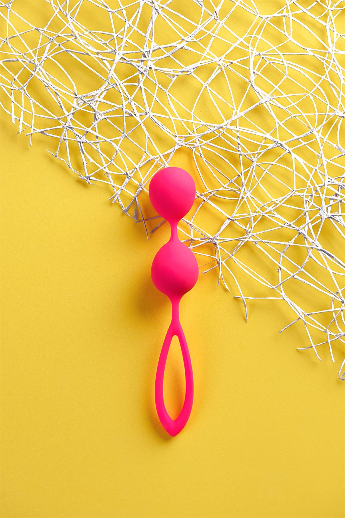 вагинальные шарики a-toys by toyfa rai, силикон, розовые, 17 см в 
