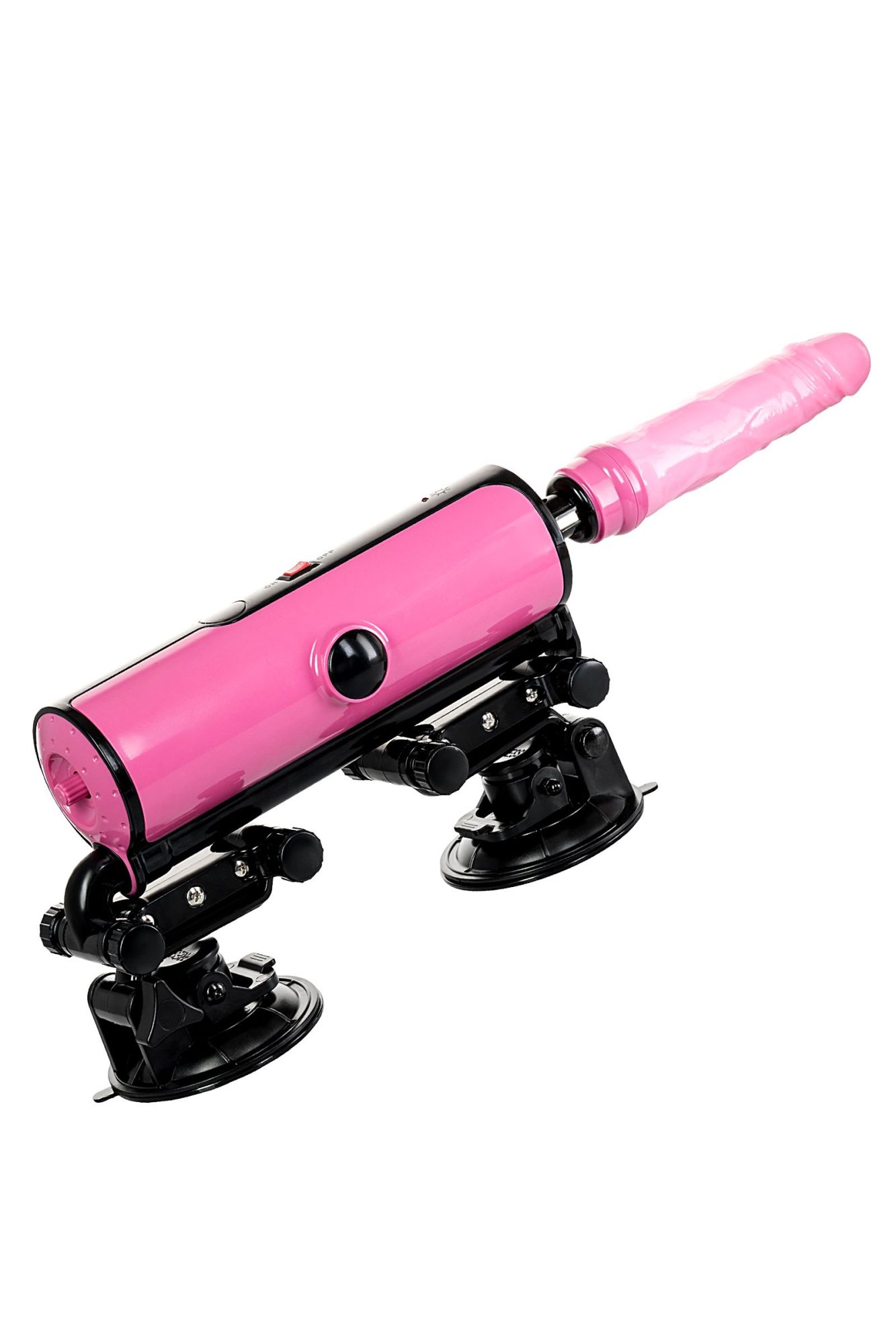 секс-машина motorlovers by toyfa pink-punk, abs, розовый, 36 см в 