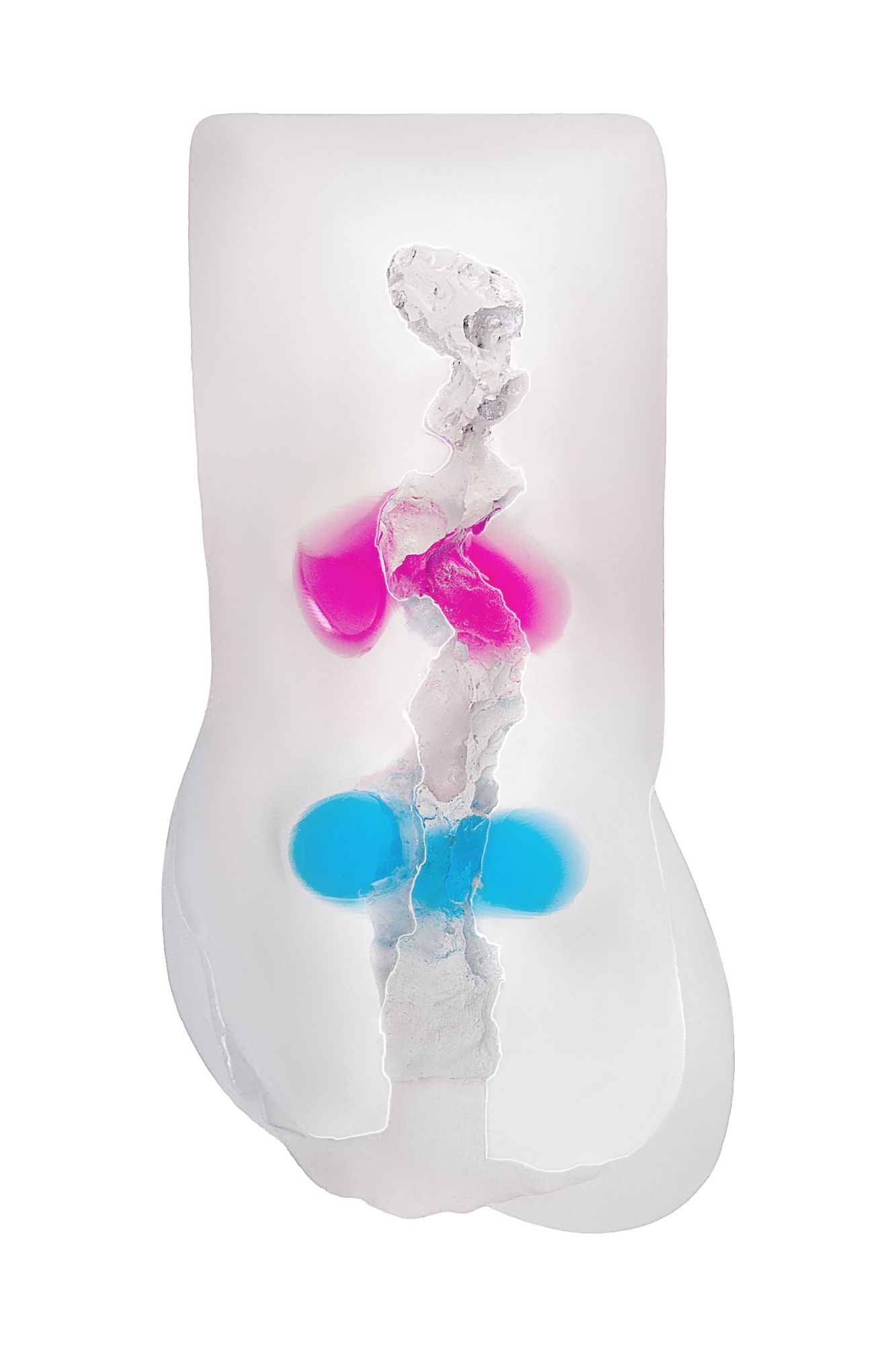 мастурбатор реалистичный toyfa juicy pussy crystal wave, tpe, 13,5 см в 