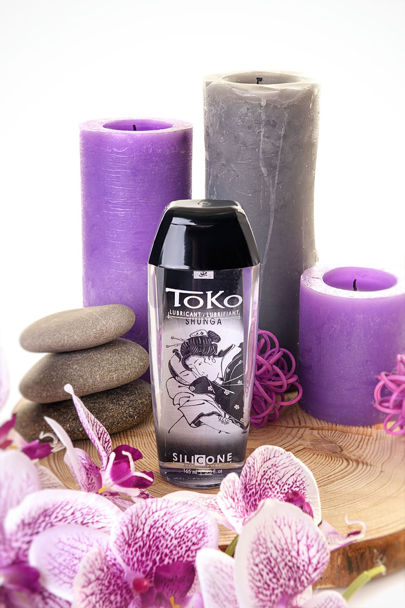 лубрикант shunga toko silicone на силиконовой основе, длительное скольжение, 165 мл в 