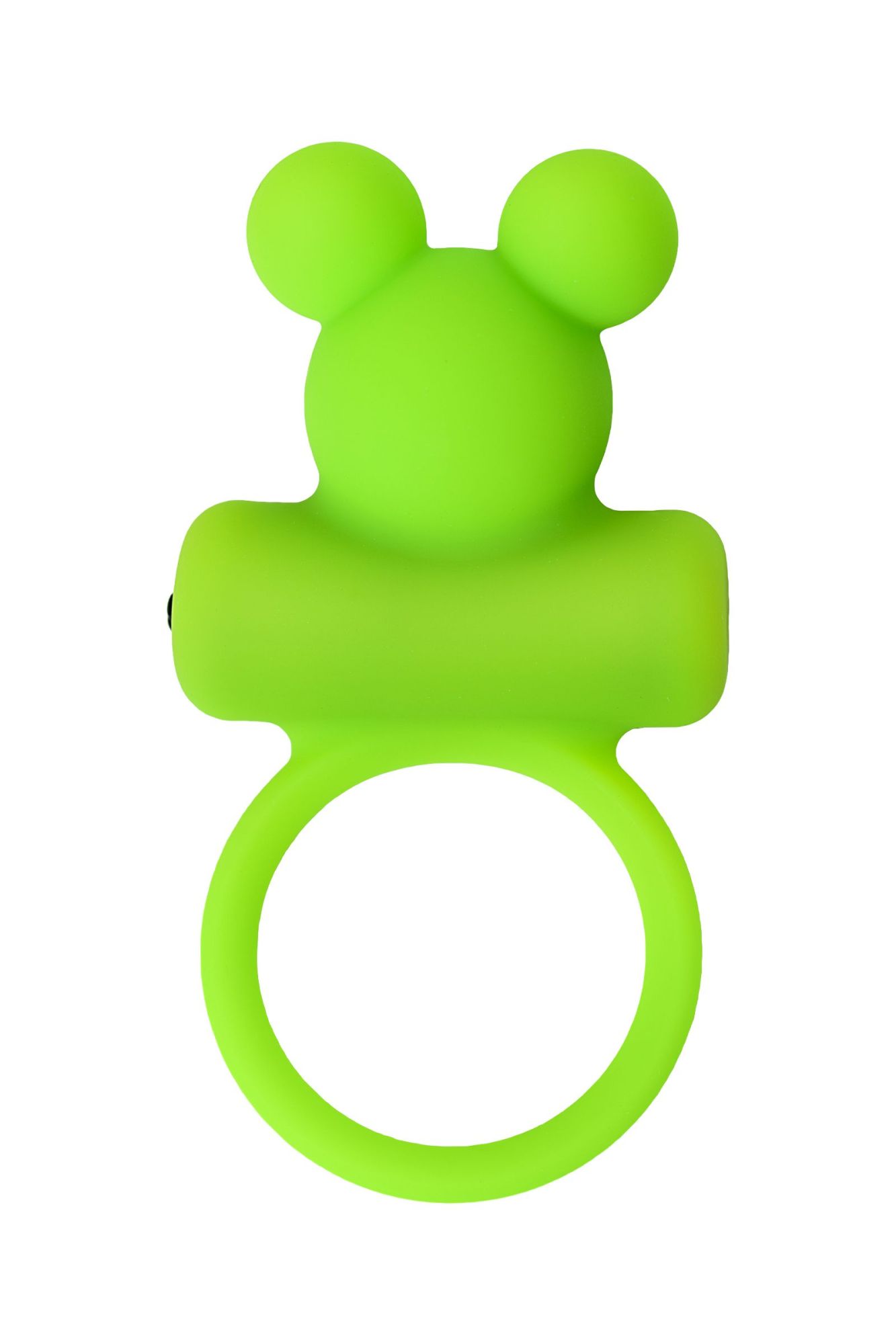 виброкольцо на пенис a-toys by toyfa chio, силикон, зеленое, 8,1 см, ø 3,1 см в 