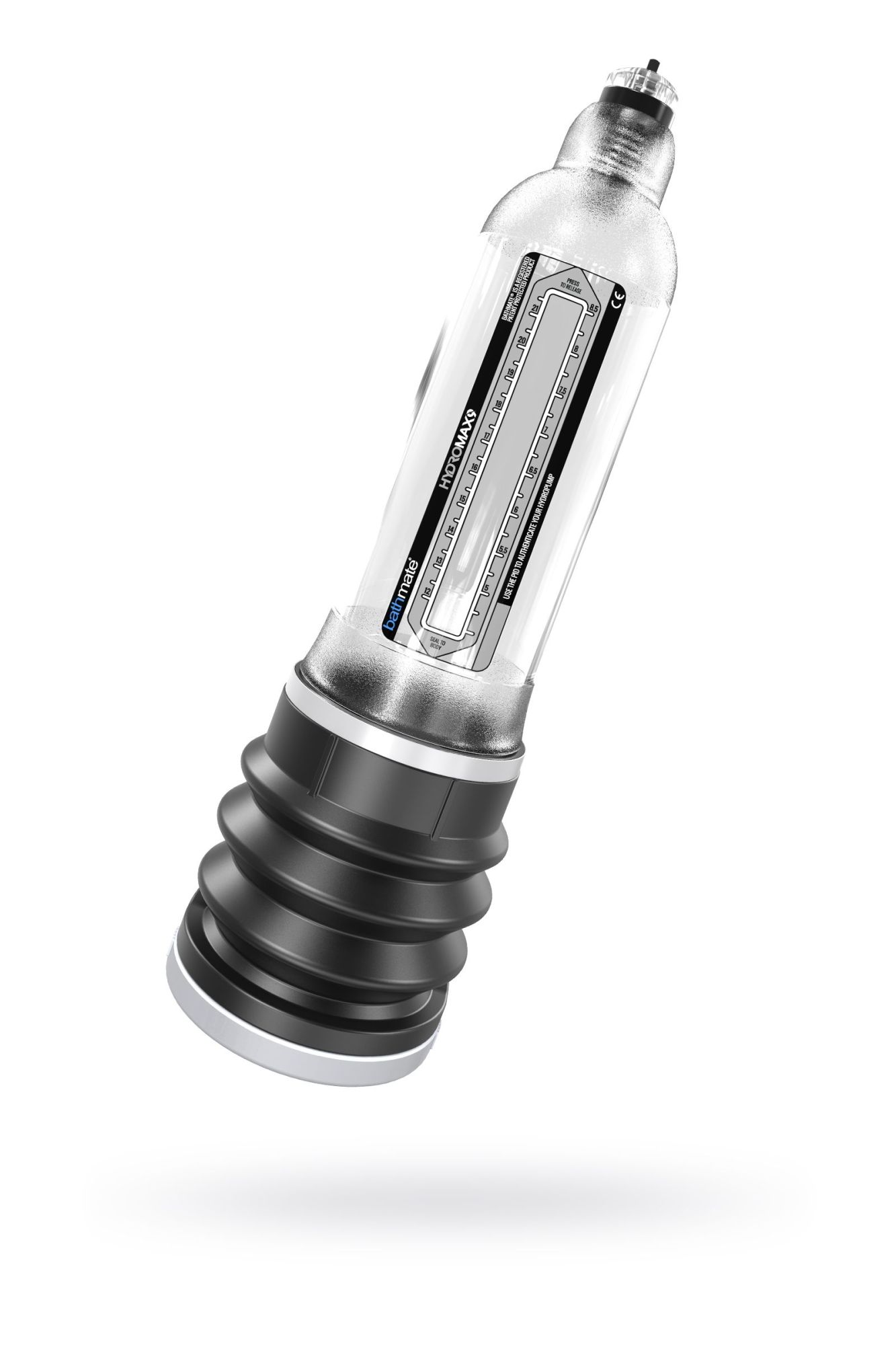 гидропомпа bathmate hydromax9, abs пластик, прозрачная, 32,5 см (аналог hydromax x40) в 