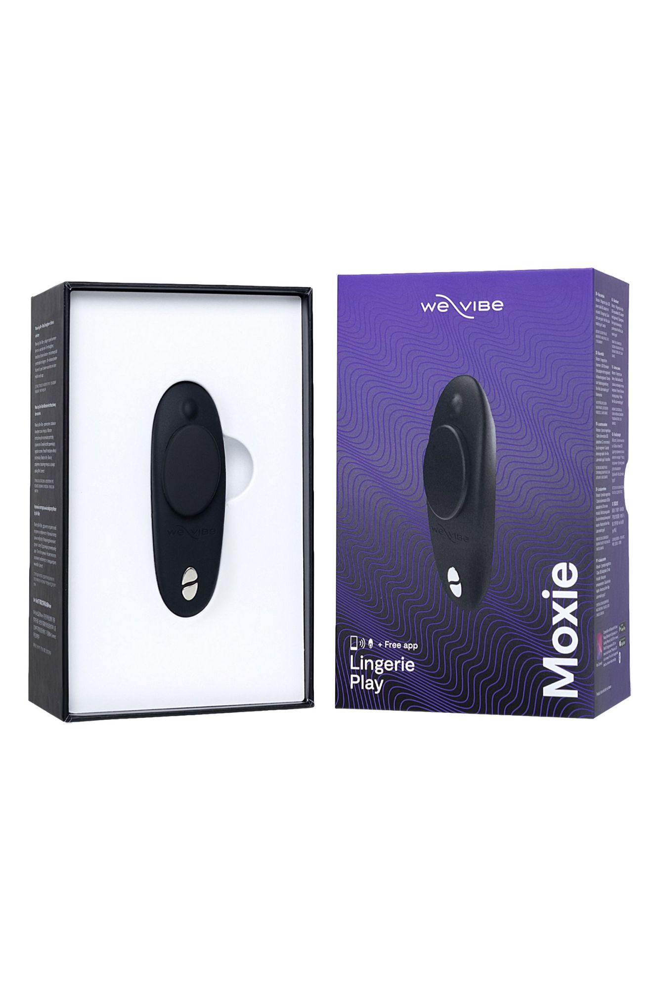 клиторальный стимулятор we-vibe moxie силикон, черный, 9,2 см в 
