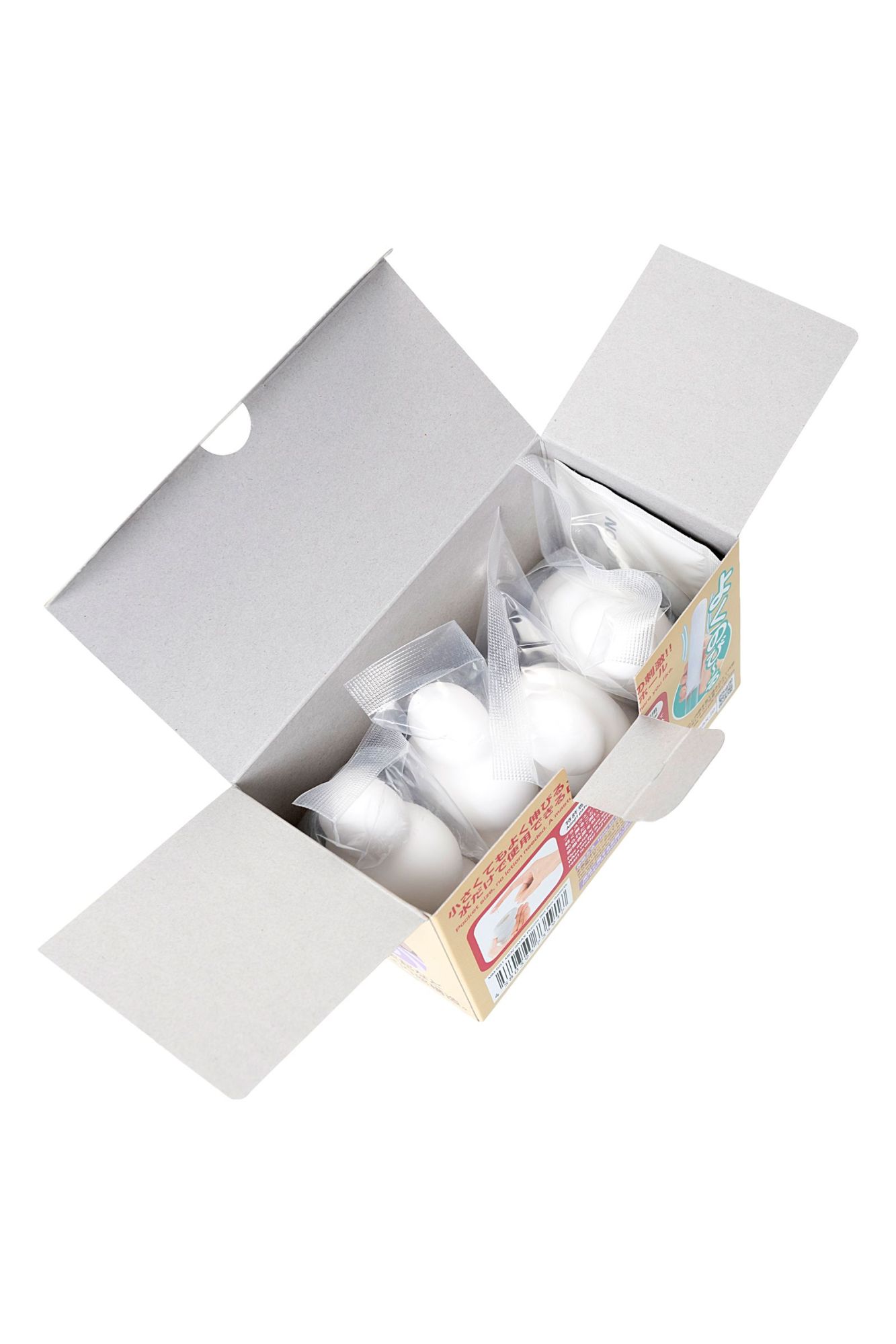 мастурбатор нереалистичный mensmax pucchi set box sweets, tpe, белый, 6,5 см в 