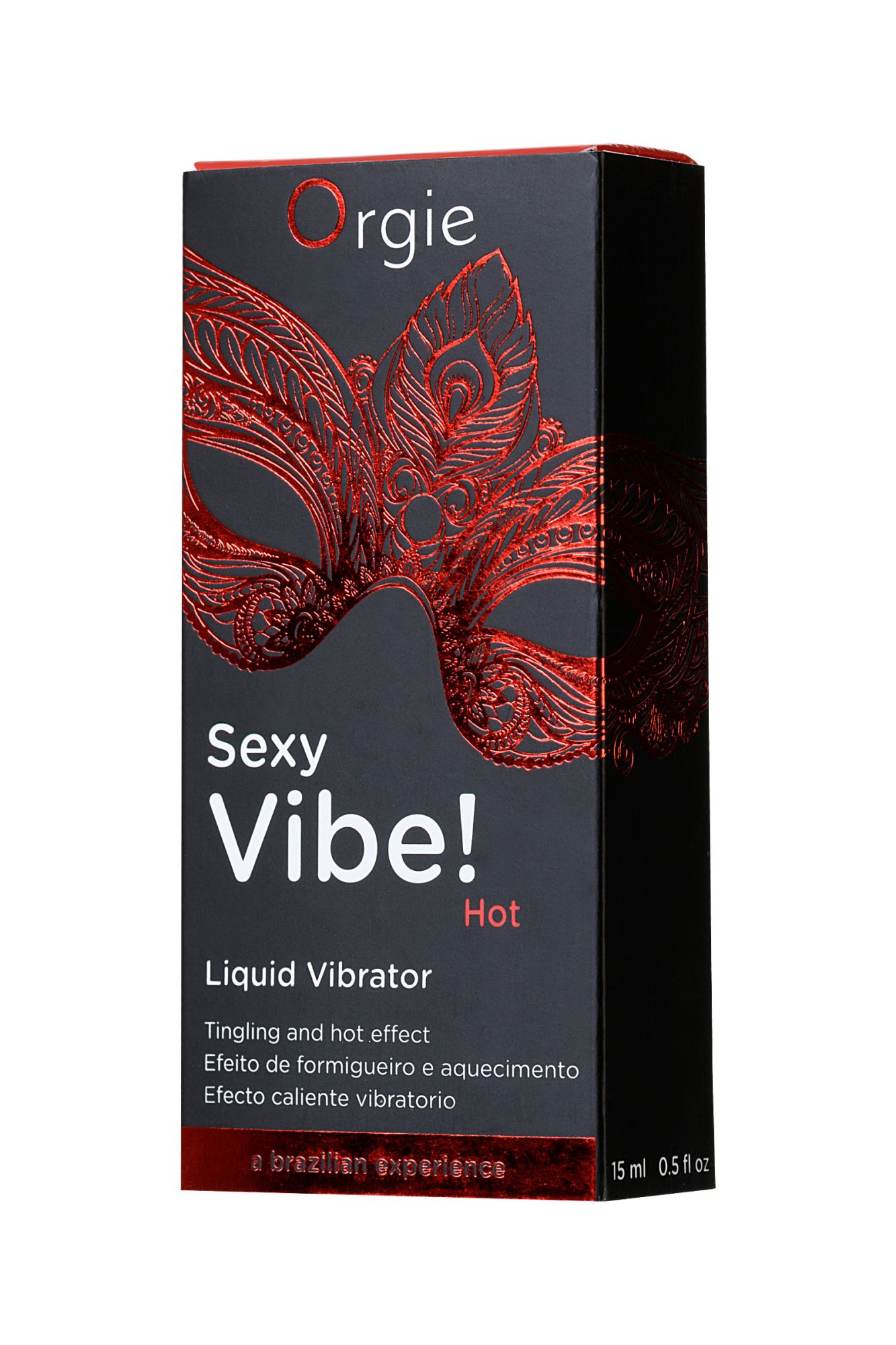 гель для массажа orgie sexy vibe hot с разогревающим и вибрирующим эффектом, 15 мл в 