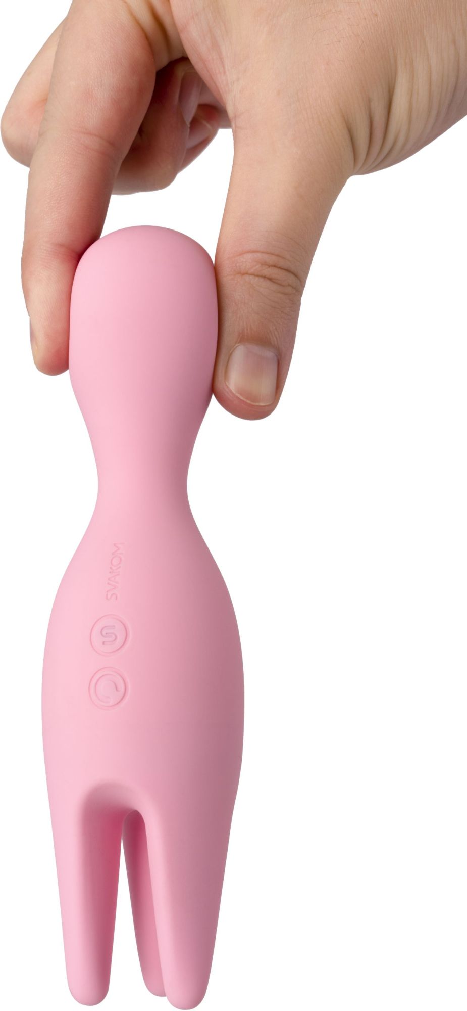 универсальный двусторонний вибростимулятор nymph pale pink в 