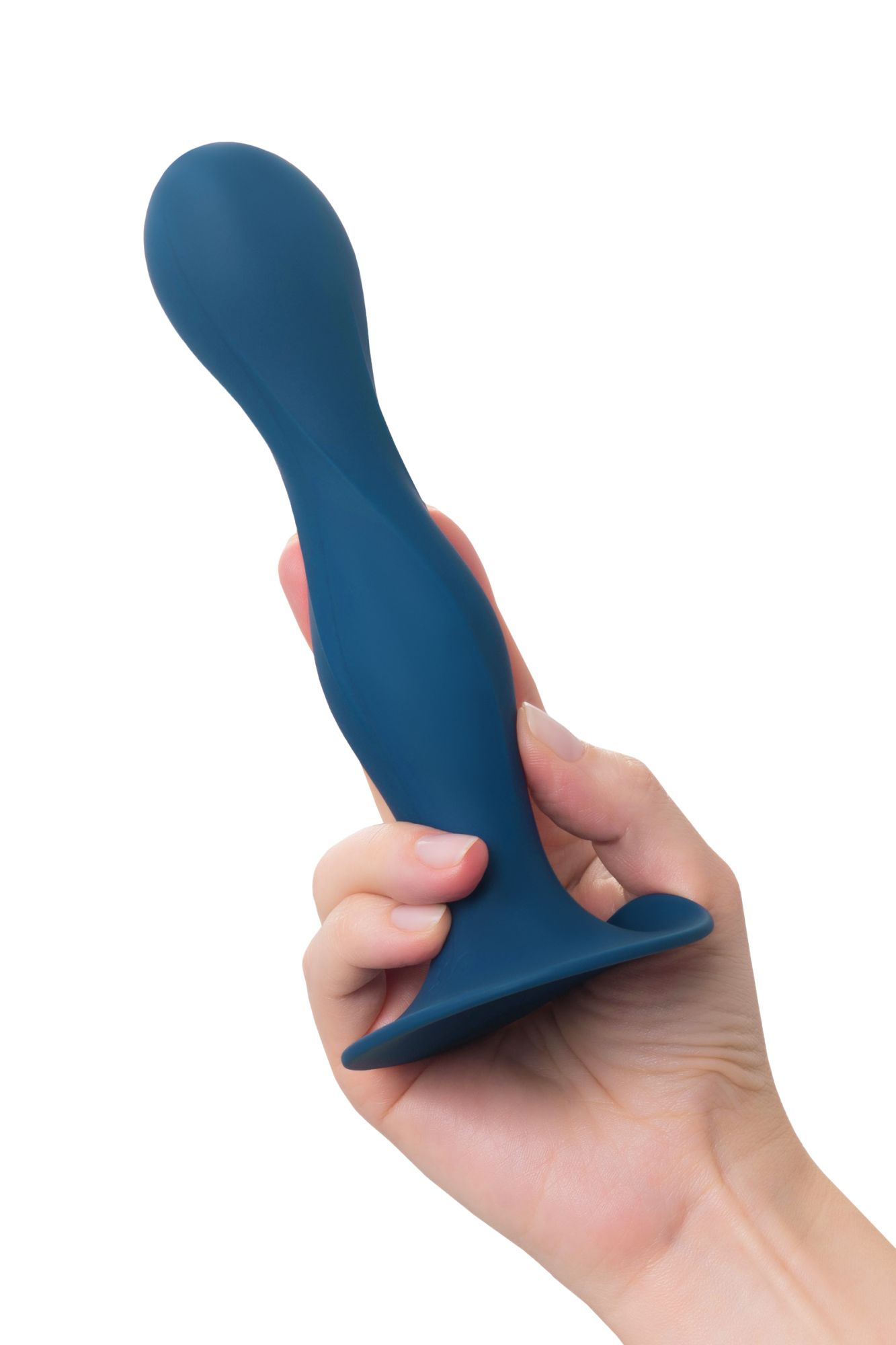 фаллоимитатор satisfyer double ball-r, силикон, синий, 18 см в 