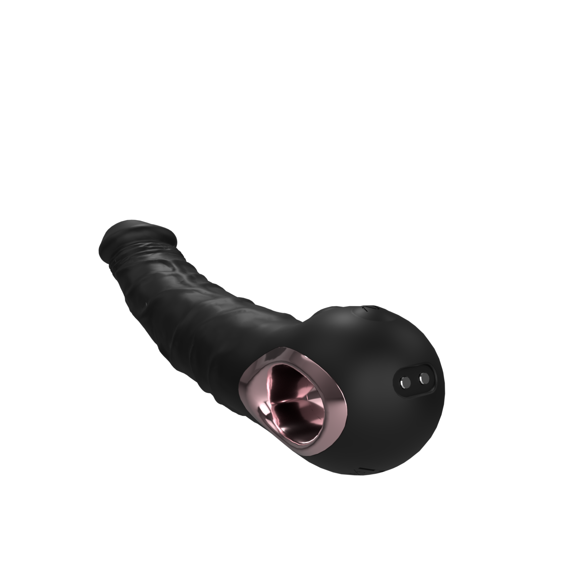 силиконовый вибратор черный sw3020black в 
