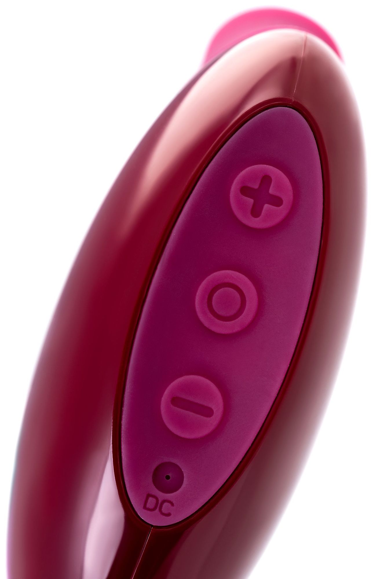 вакуумный стимулятор клитора toyfa a-toys myrty, бордовый, 9,8 см в 