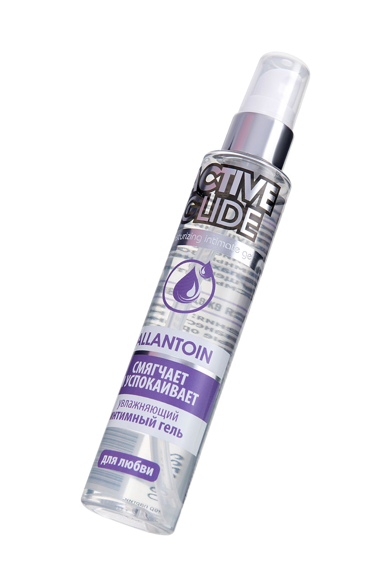 увлажняющий интимный гель active glide allantoin, 100 г в 