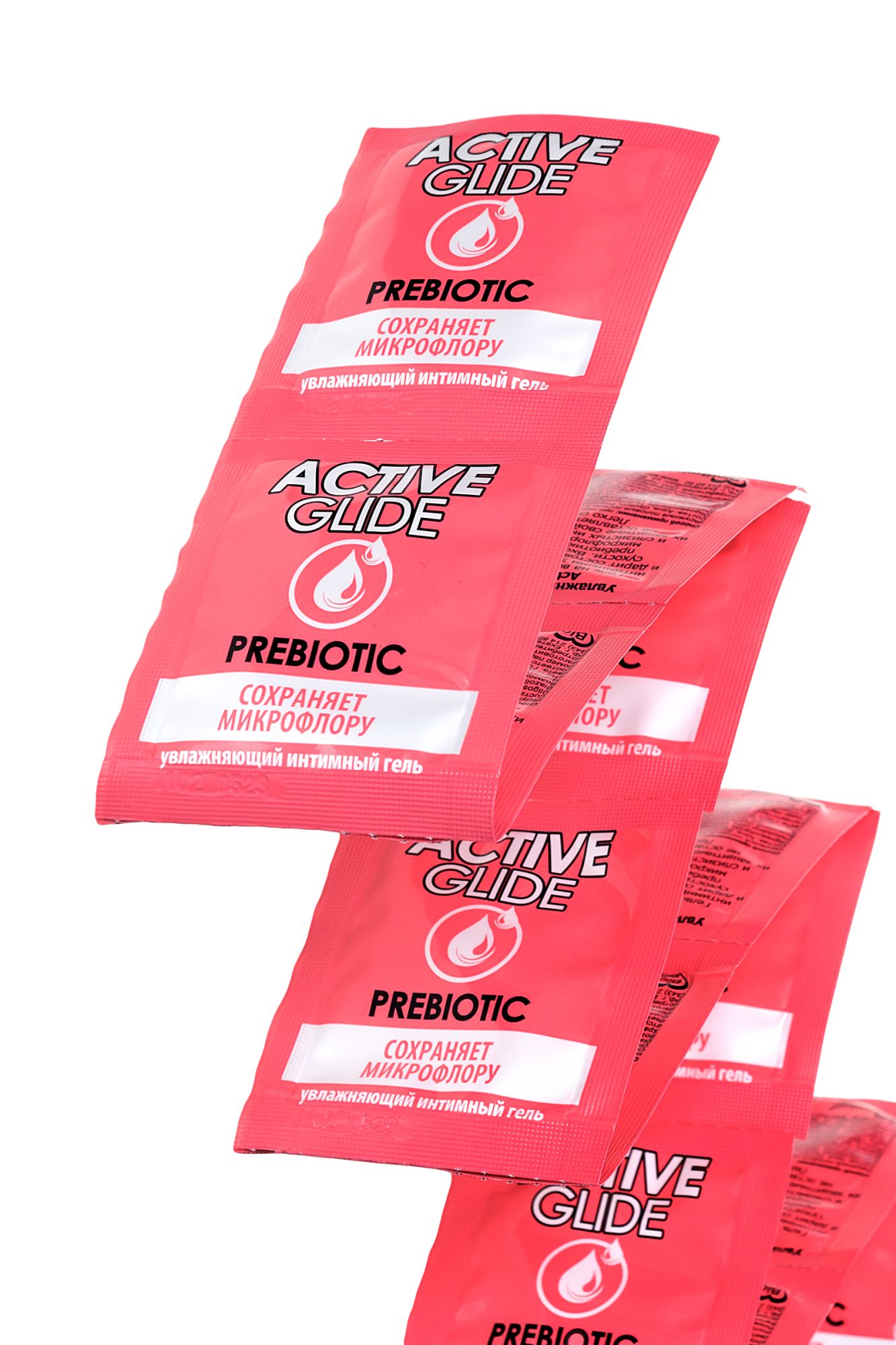 увлажняющий интимный гель active glide prebiotic,  3г 20 шт в упаковке в 