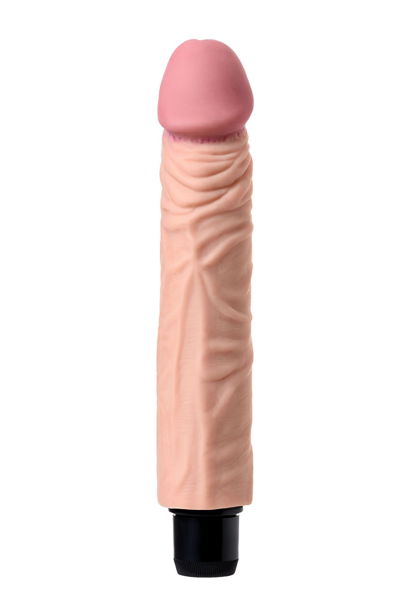 реалистичный вибратор toyfa  a-toys rican, tpe, телесный, 22,5 см в 