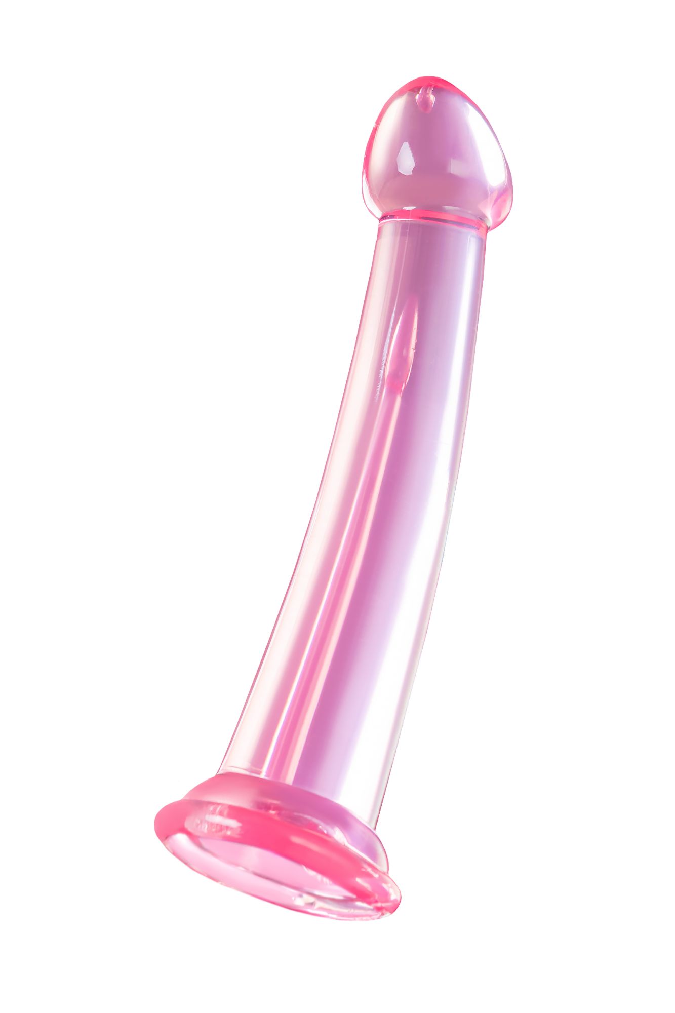 нереалистичный фаллоимитатор jelly dildo xl toyfa basic, tpe, розовый, 22 см в 