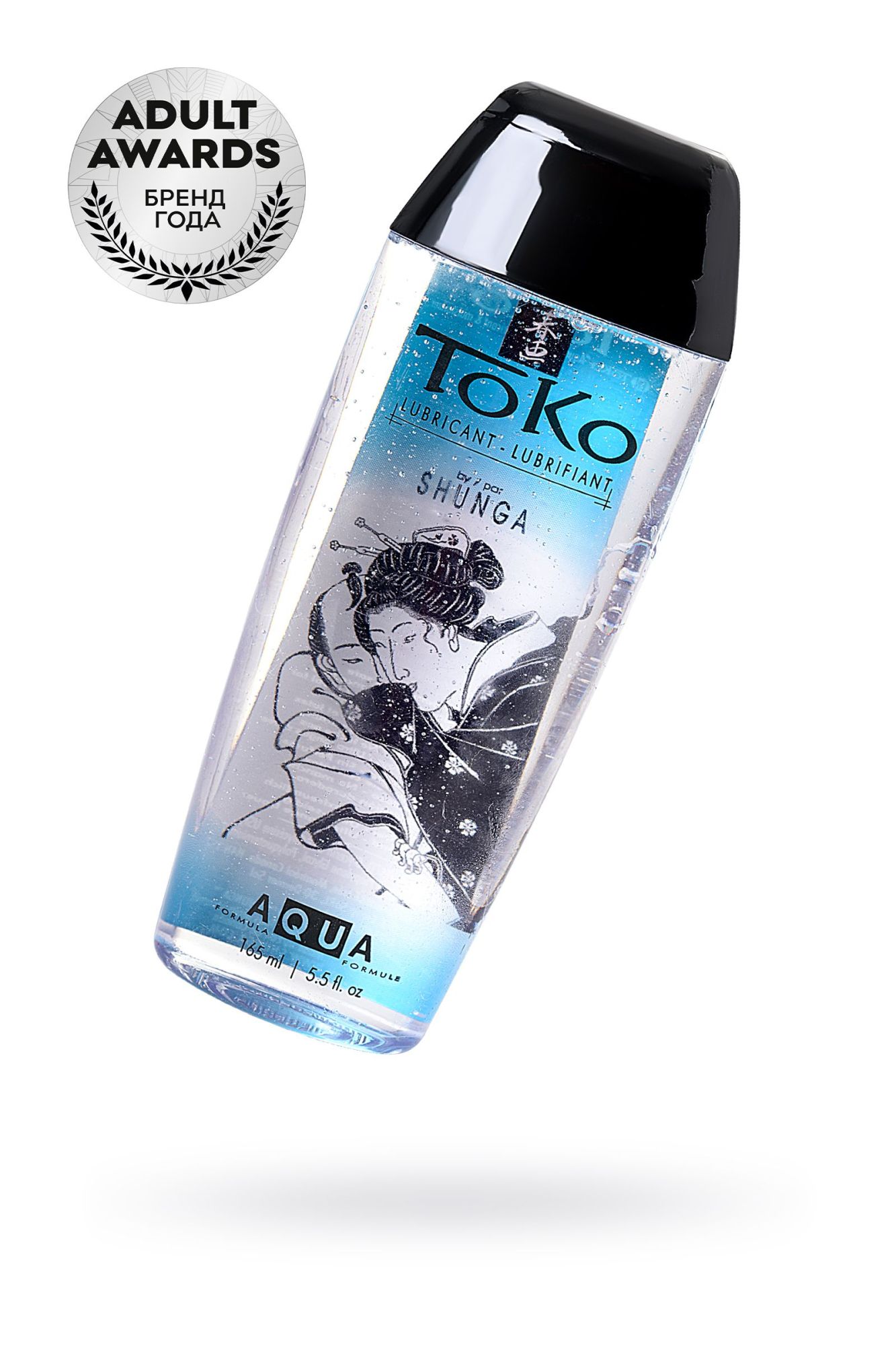 лубрикант shunga toko aqua на водной основе, ультра-шелковистый, 165 мл в 