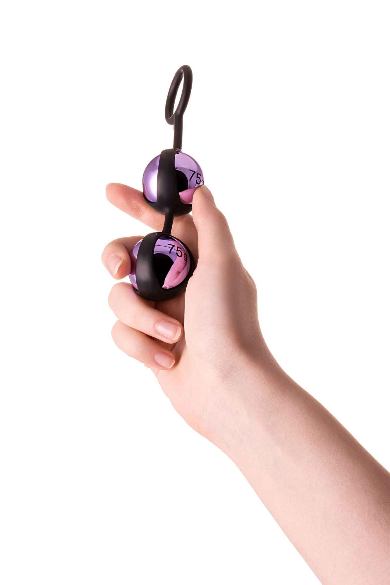 вагинальные шарики toyfa a-toys vender, abs пластик, фиолетовый, 14,6 см в 