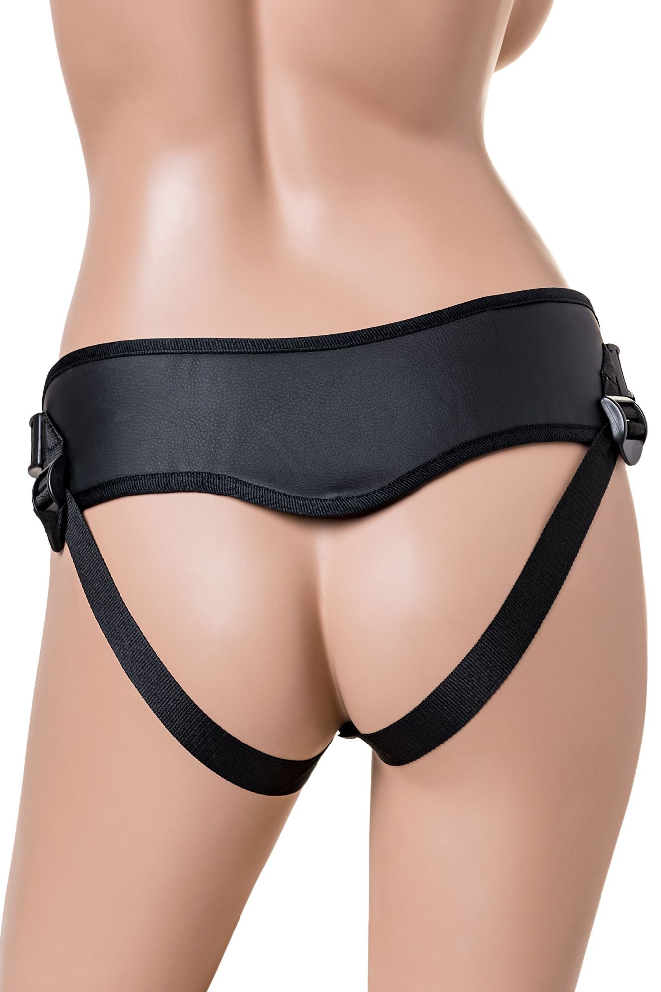 страпон lovetoy с поясом harness, с 2 насадками, реалистичный, neoskin, телесный в 