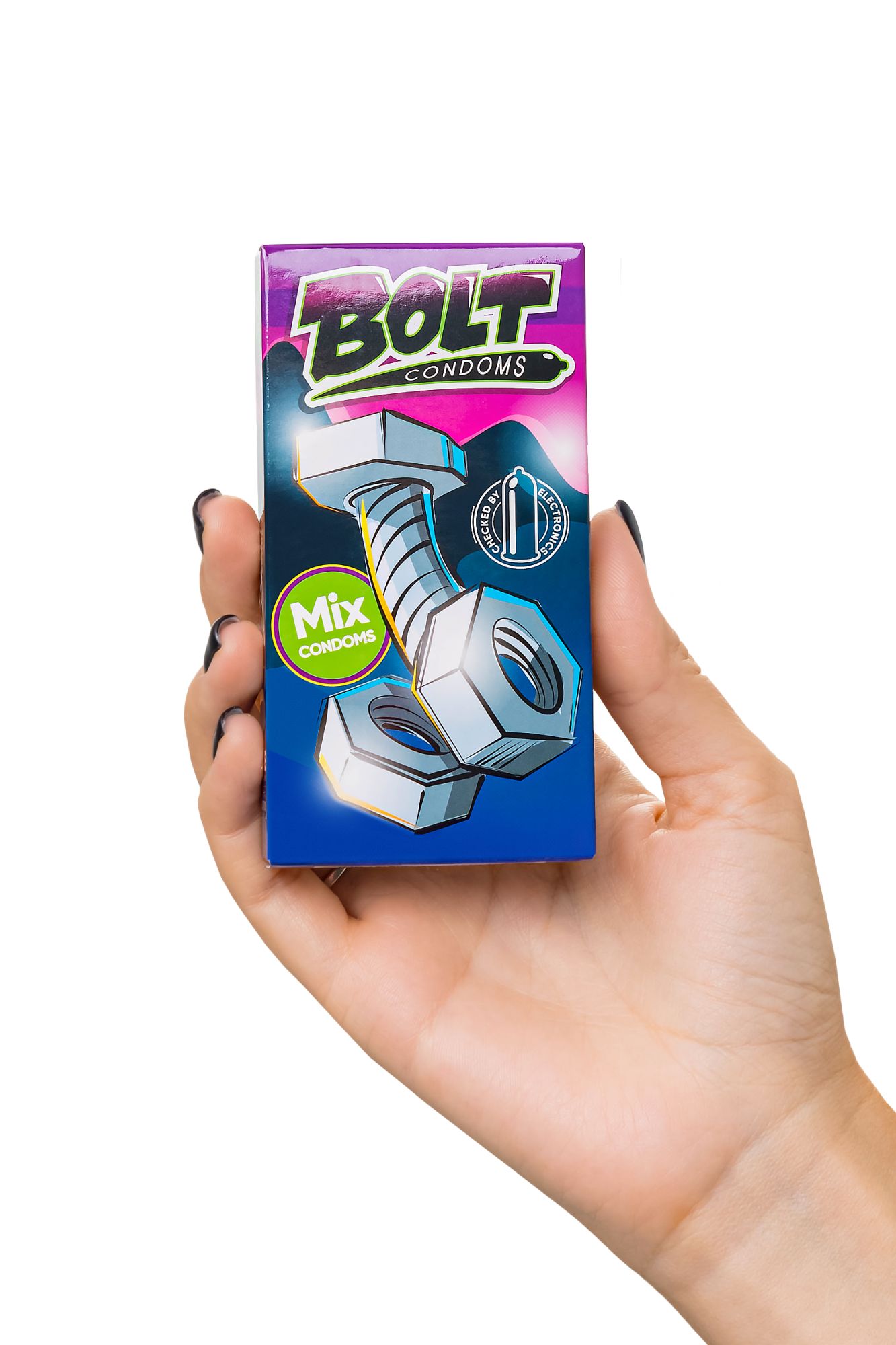 презервативы luxe, bolt condoms, микс, 18 см, 5,2 см, 6 шт. в 
