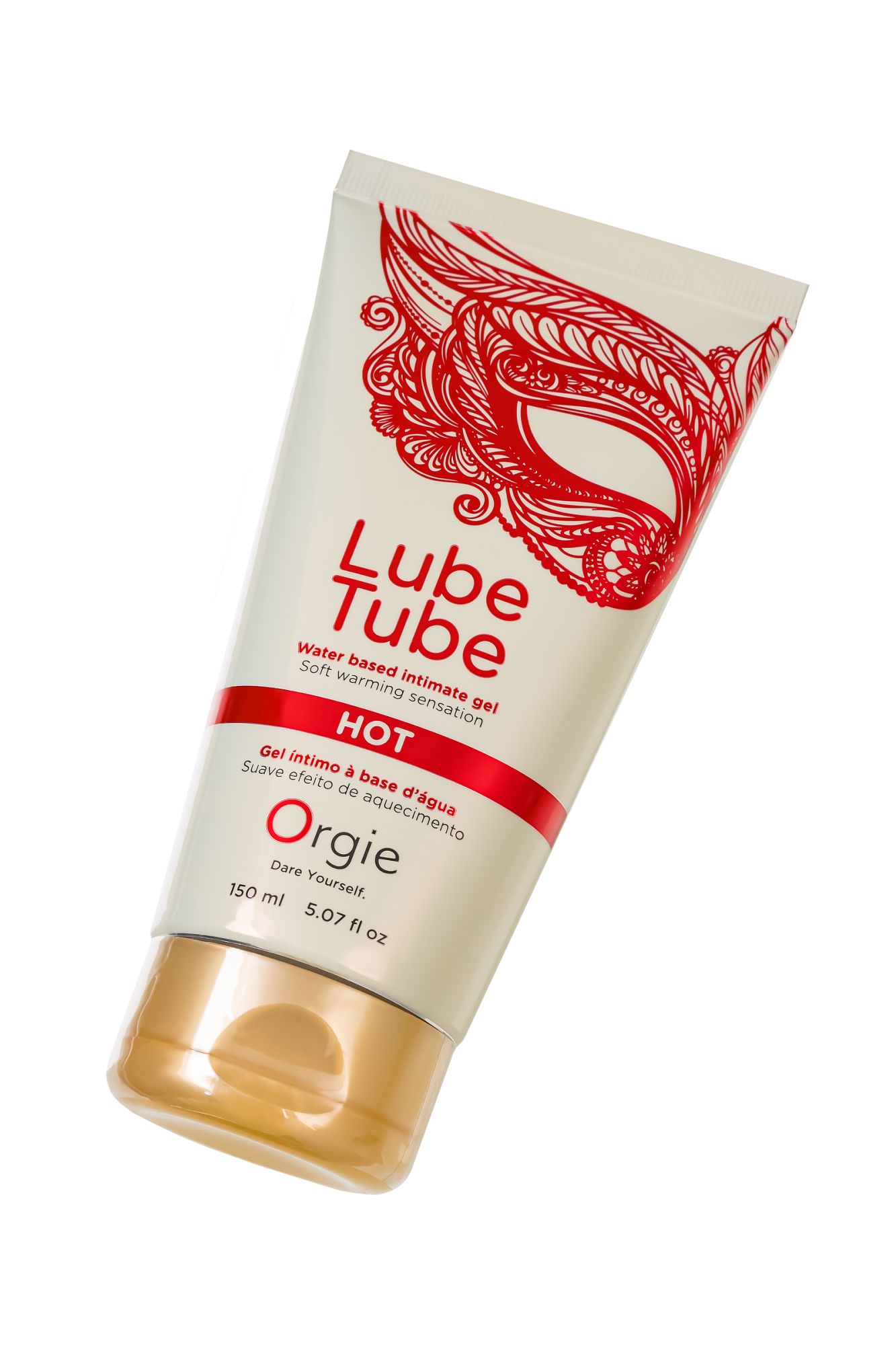 интимный гель orgie lube tube hot, водная основа, с разогревающим эффектом, 150 мл в 