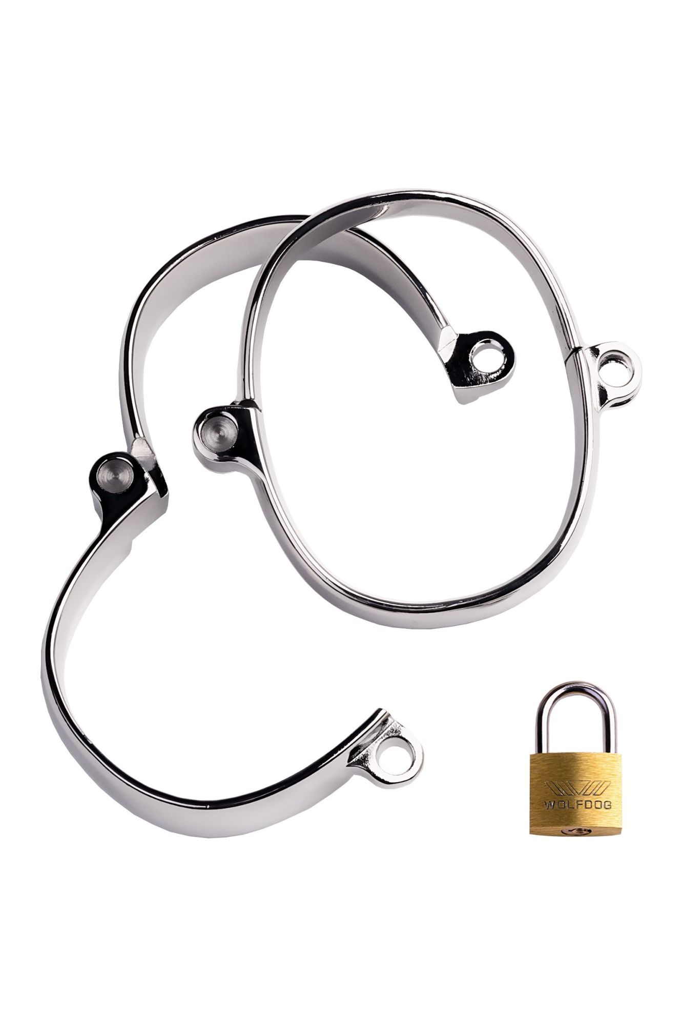 наручники, toyfa metal, серебристые, 6,5х8 см в 