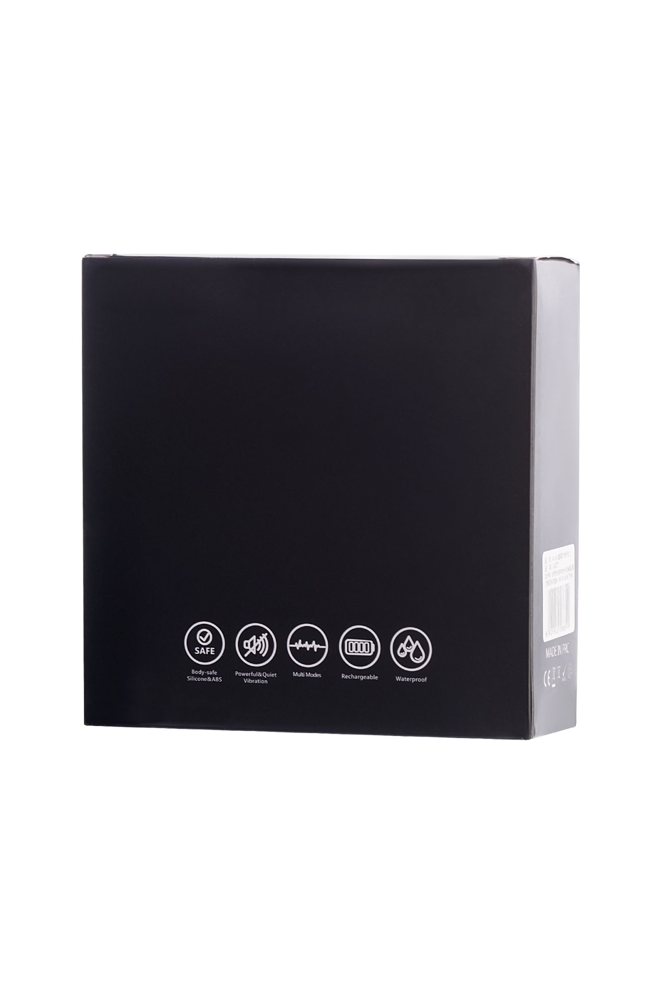 стимулятор простаты levett ancus, силикон, черный, 11 см в 