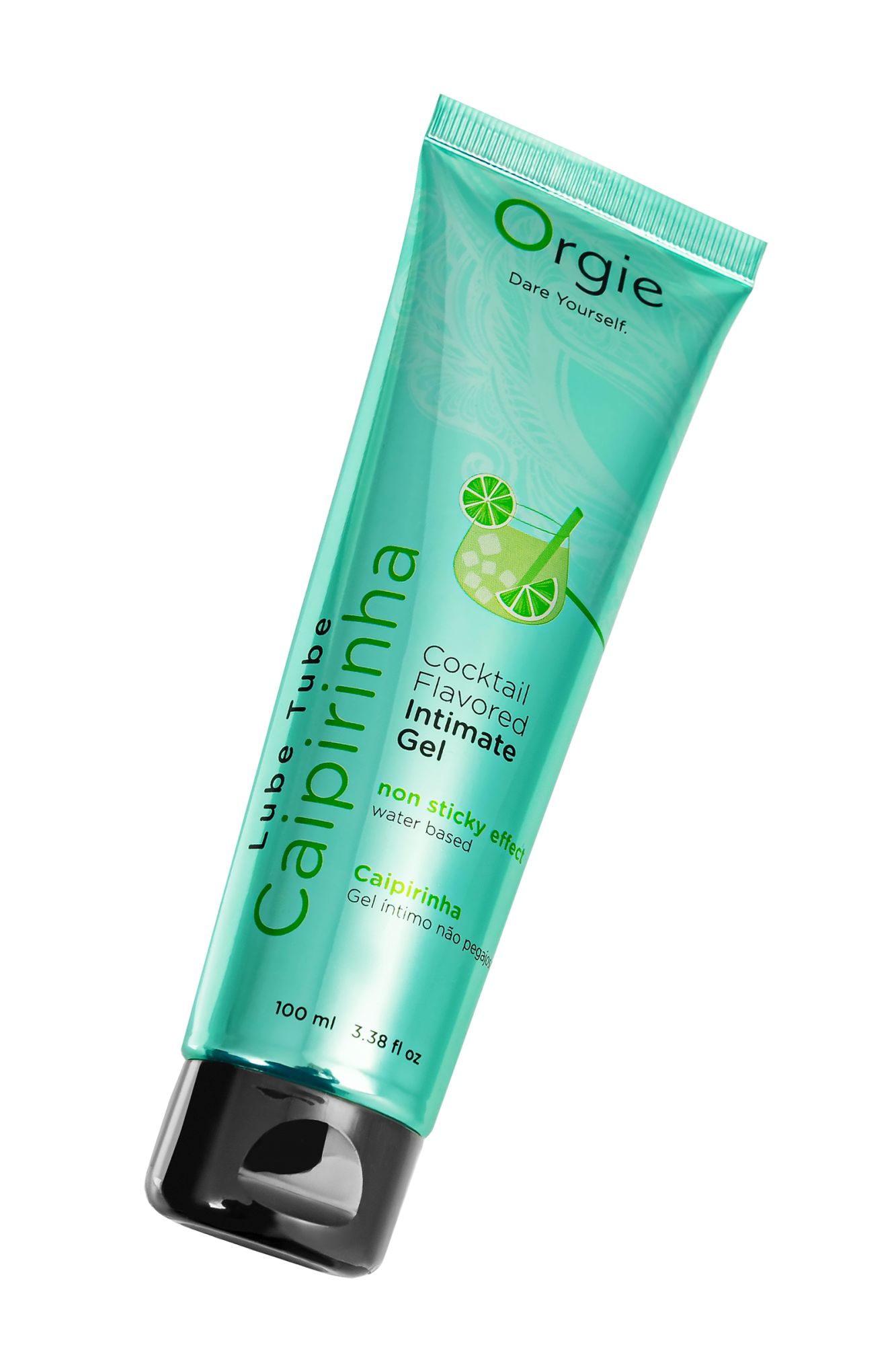 интимный гель orgie lube tube cocktail на водной основе, со вкусом кайпириньи, 100 мл в 