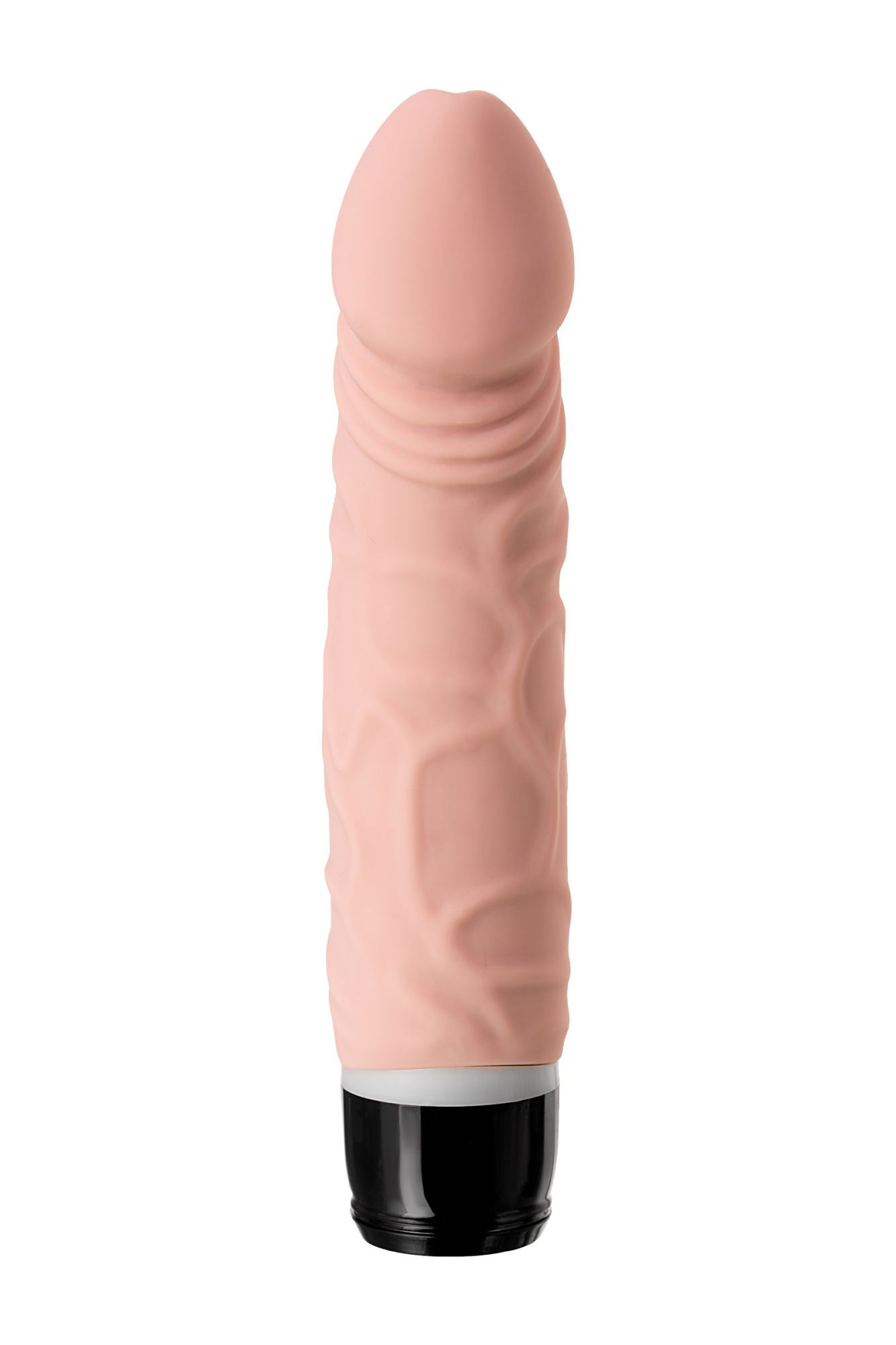 реалистичный вибратор toyfa  a-toys bolv, силикон, телесный, 19,3 см в 